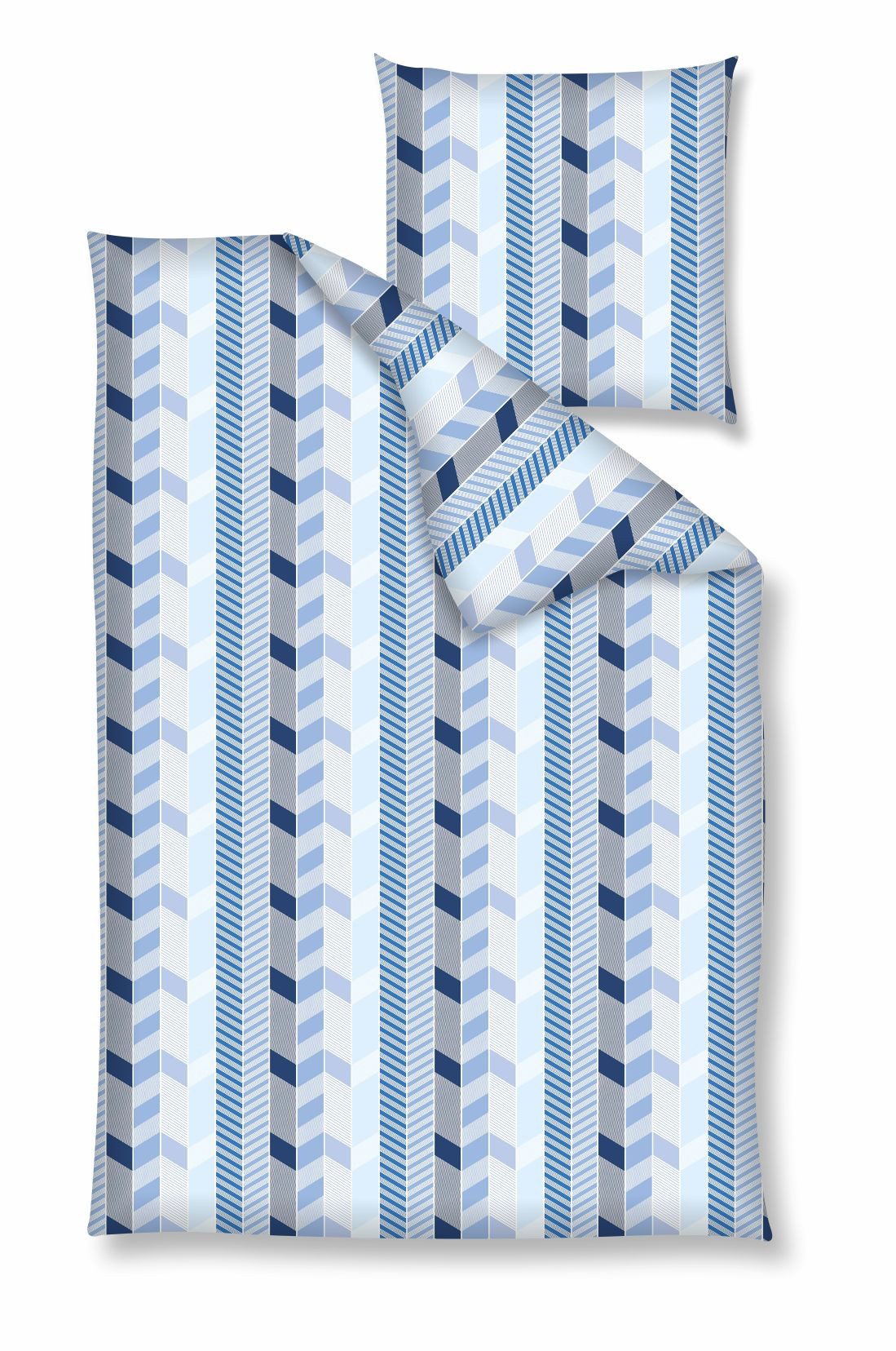Traumschloss Bettwäsche Baumwolle, Renforcé, 2 teilig, gemustert, blau
