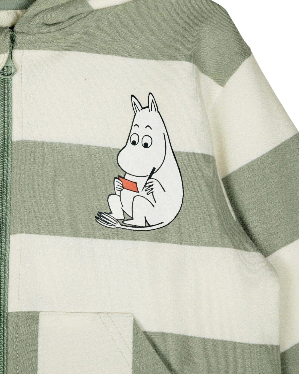 Moomin by Martinex Hoodie Martinex Moomin Day Off Hoodie Grün Weiß