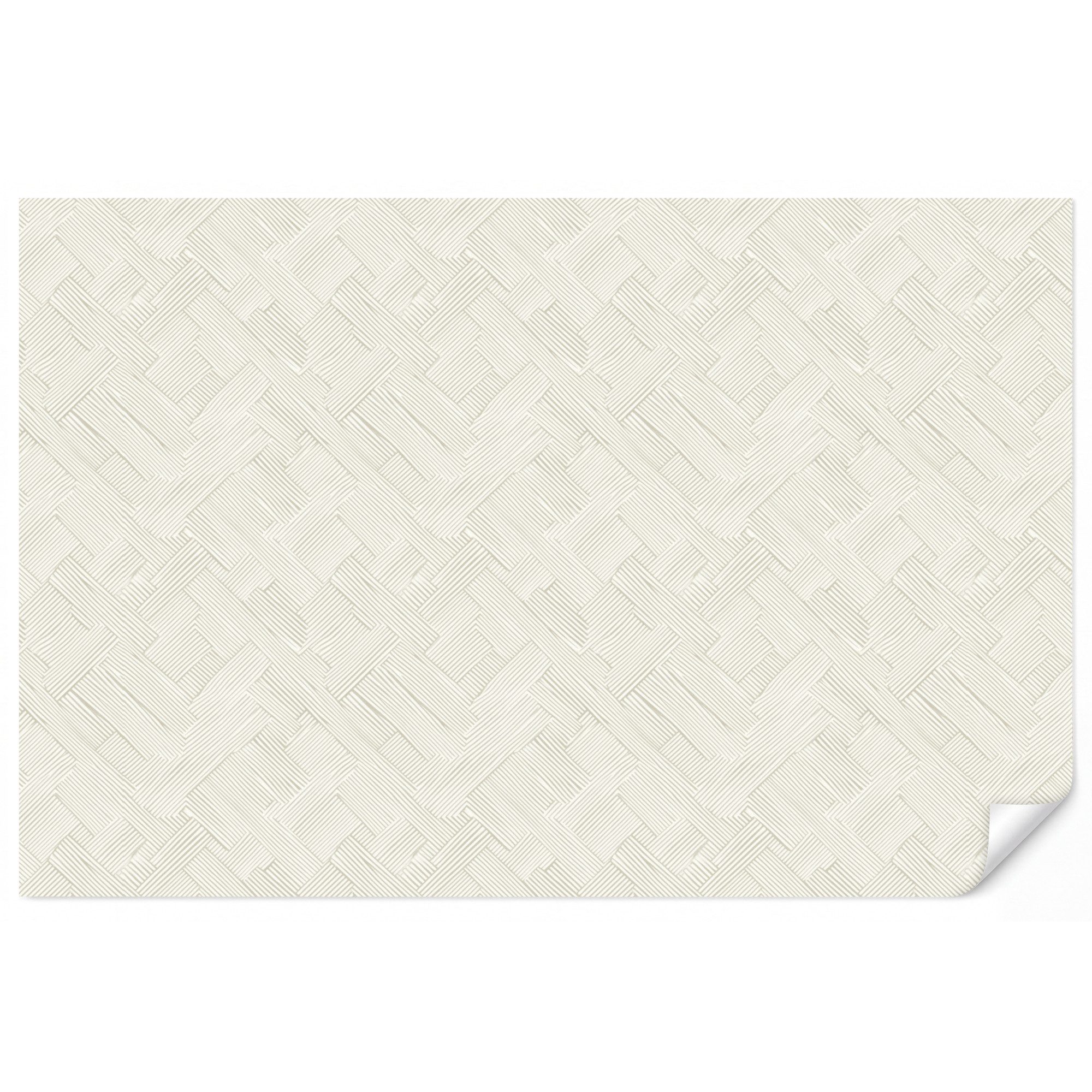 OnlyWow Fototapete Textur - Abstrakt - Beige, Matt, bedruckt, Wohnzimmer, Modern, bedruckt, Vinyl Tapete 100x70cm