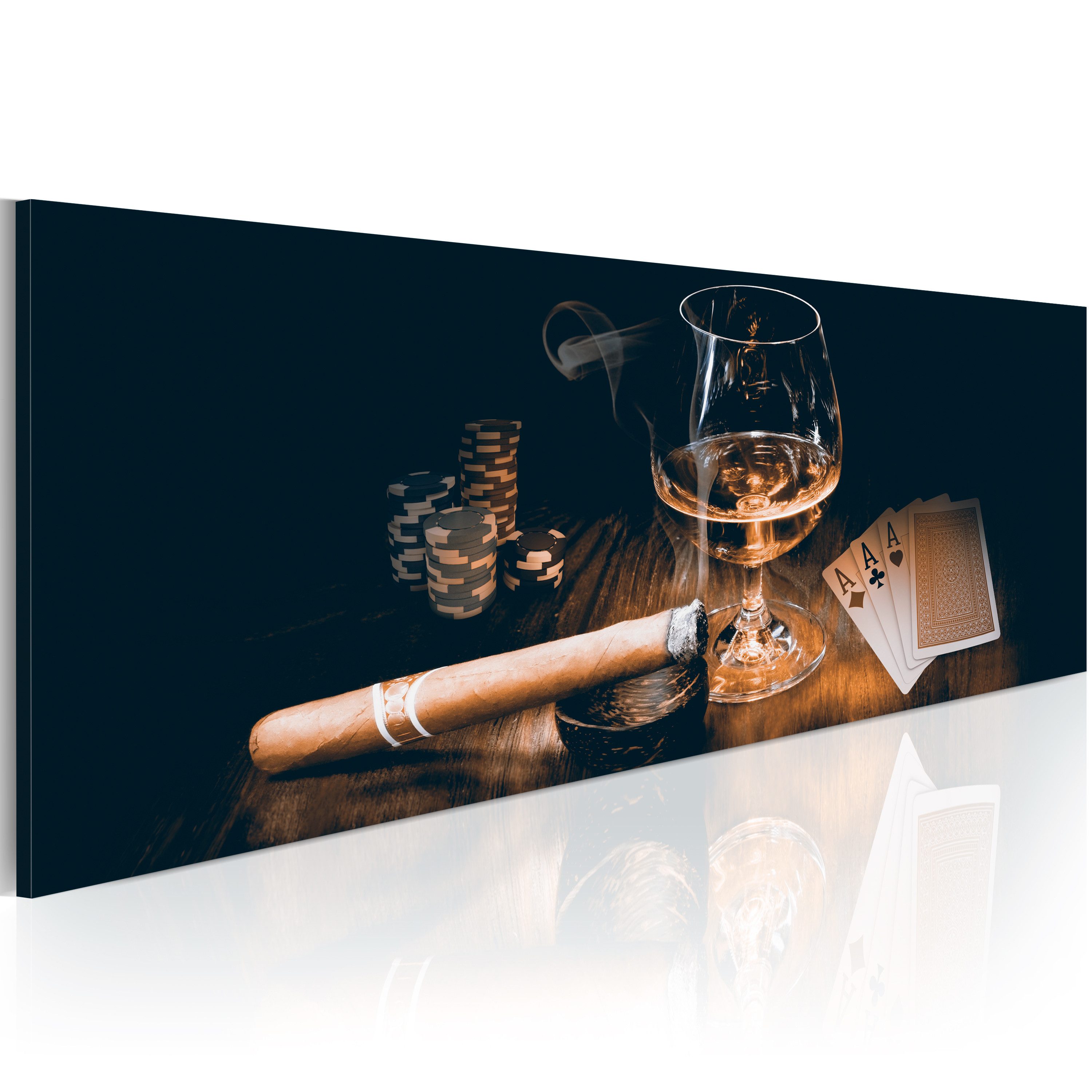 Artgeist Wandbild Stylisches Kartenspiel