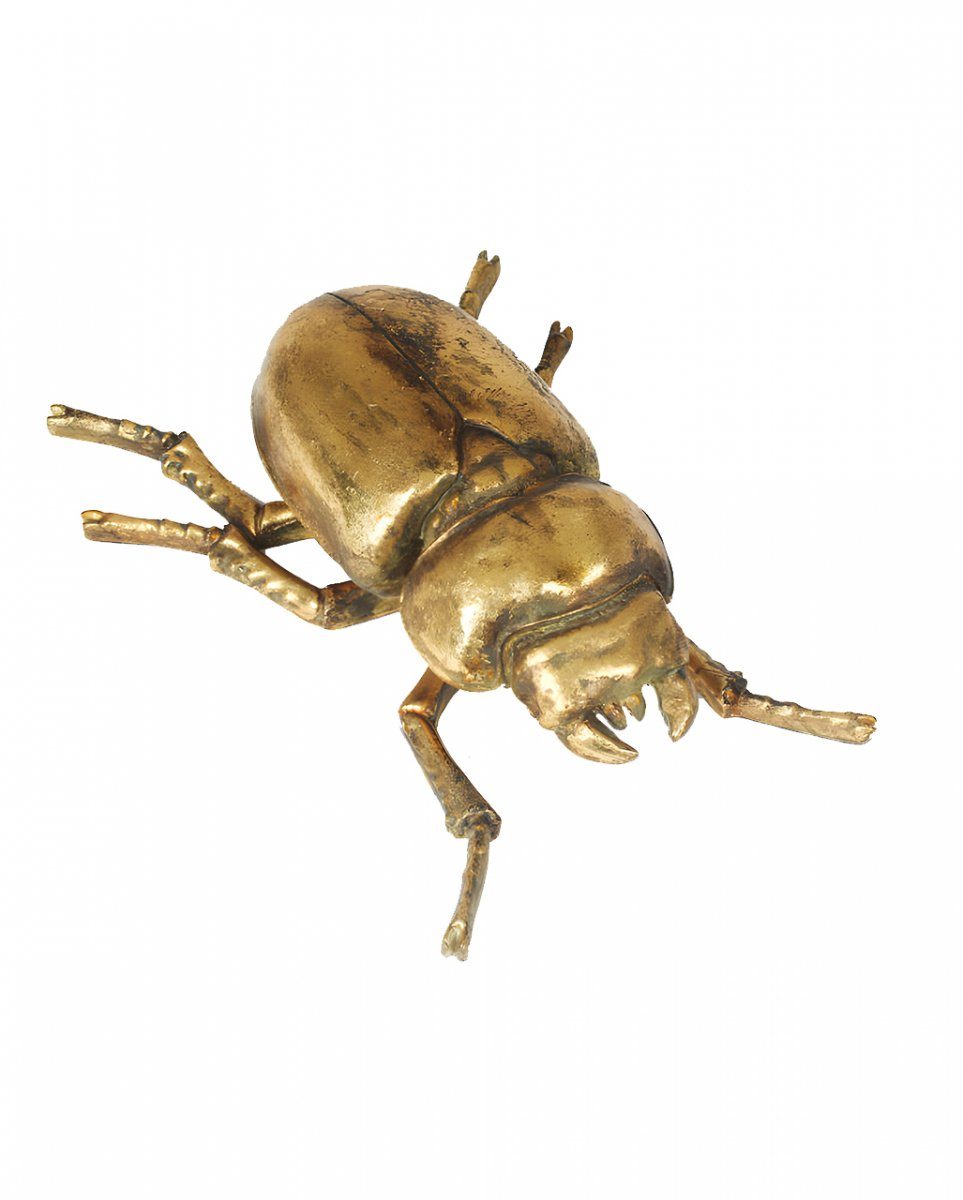 Horror-Shop Hängedekoration Goldenes Hirschkäfer Weibchen als günstig online kaufen