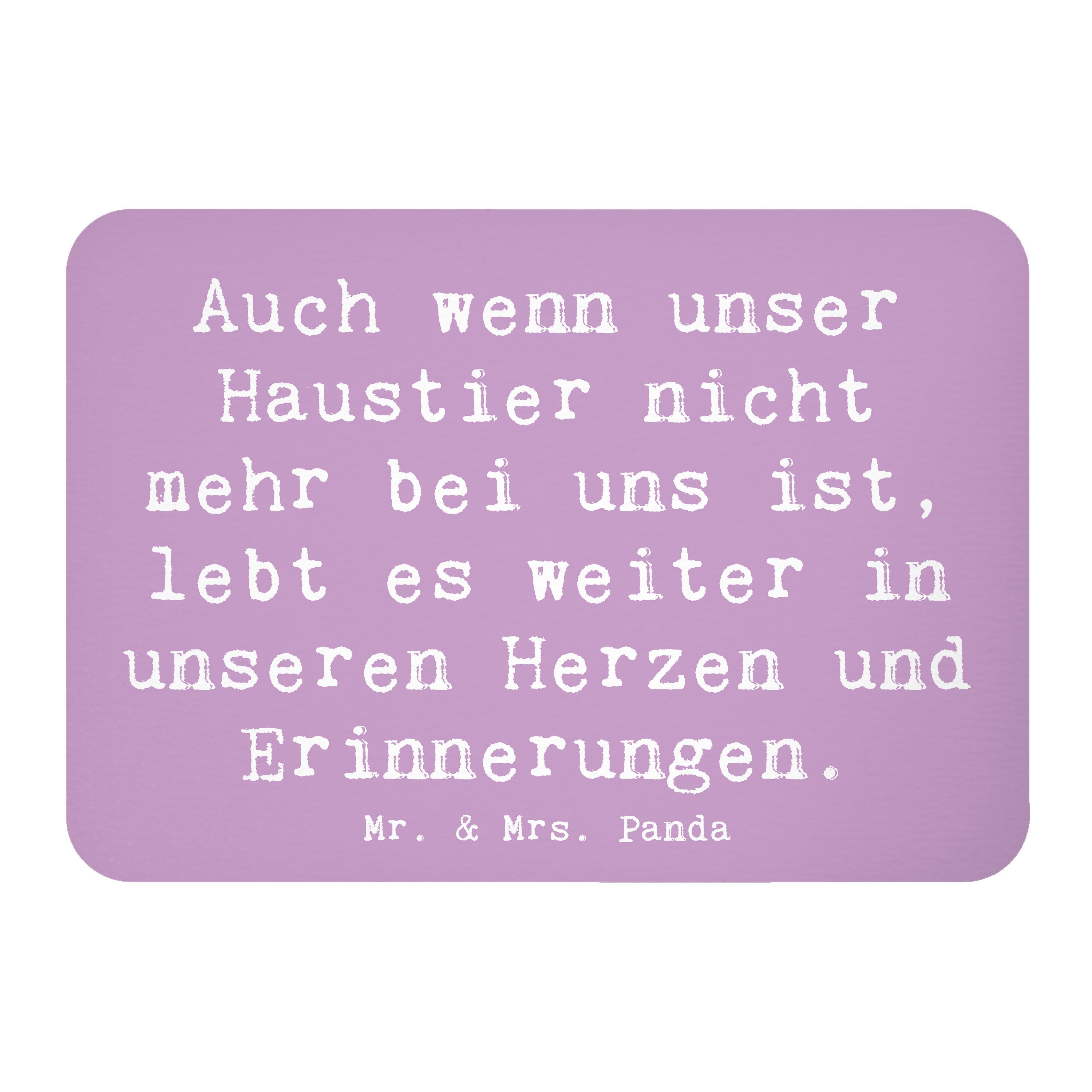Magnet Spruch Trauerbewältigung nach dem Verlust eines Haustiers - Lavendelt