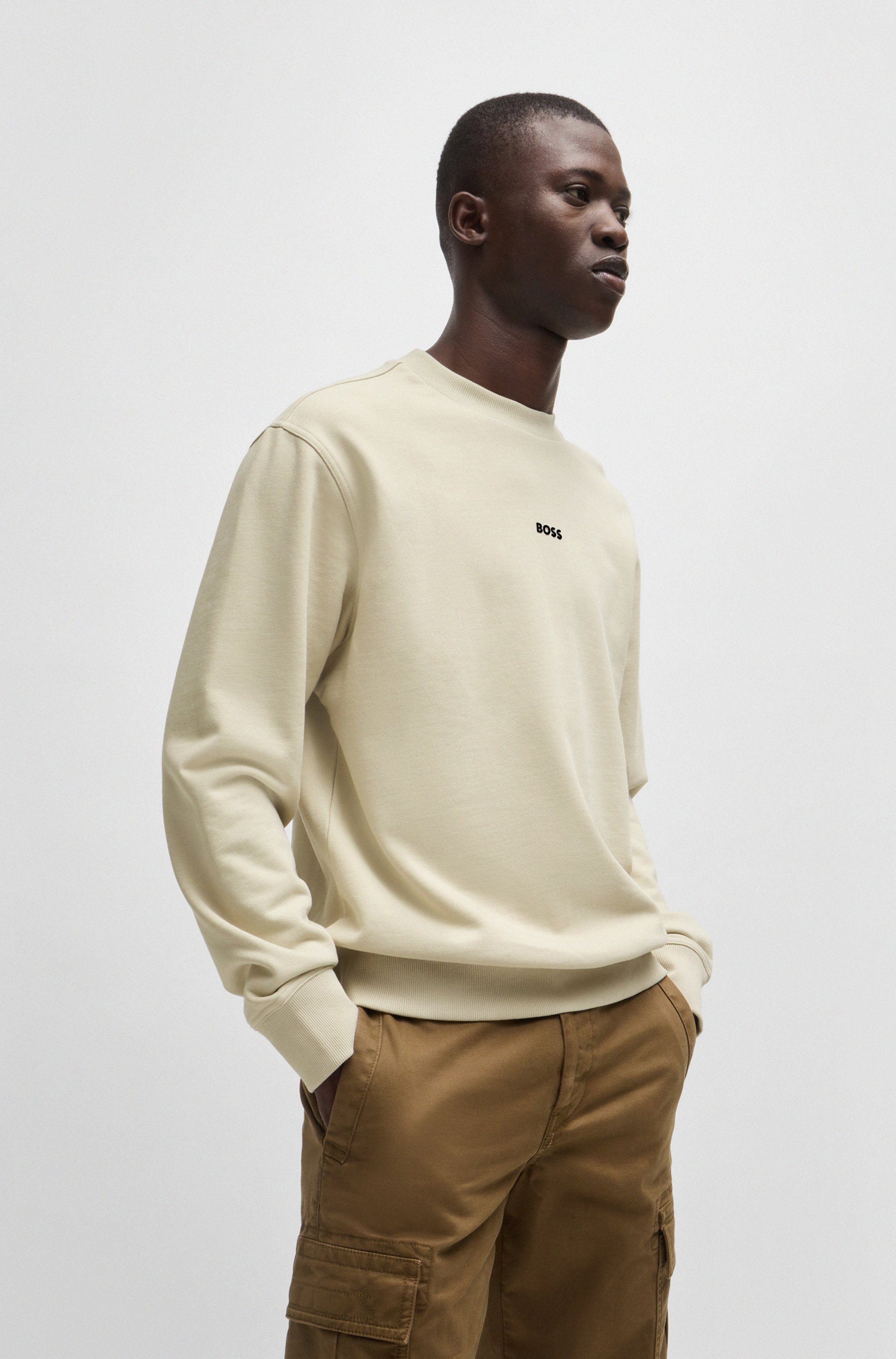 BOSS ORANGE Sweatshirt WeSmallcrew mit Logo günstig online kaufen