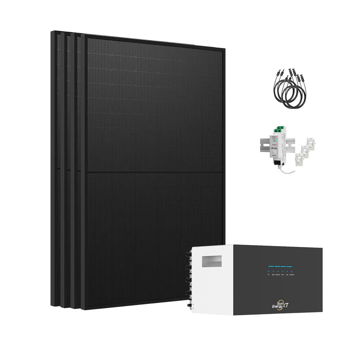 SunEnergy XT Balkonkraftwerk 2000W Balkonkraftwerk mit 5kWh Speicher SunEnergyXT 500 PRO, 2000 W, (11-St), 0% MwSt.