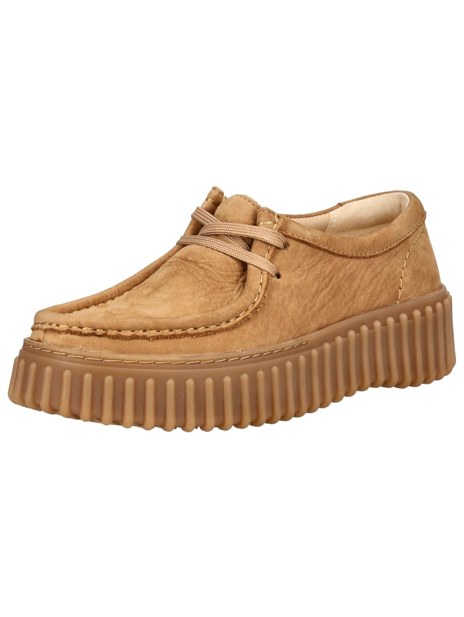 Clarks Halbschuhe Nubukleder Schnürschuh günstig online kaufen