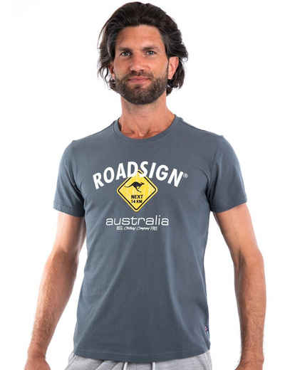 ROADSIGN australia T-Shirt »Logoprint« (1-tlg) mit Logo-Aufdruck und Rundhalsausschnitt, 100 % Baumwolle