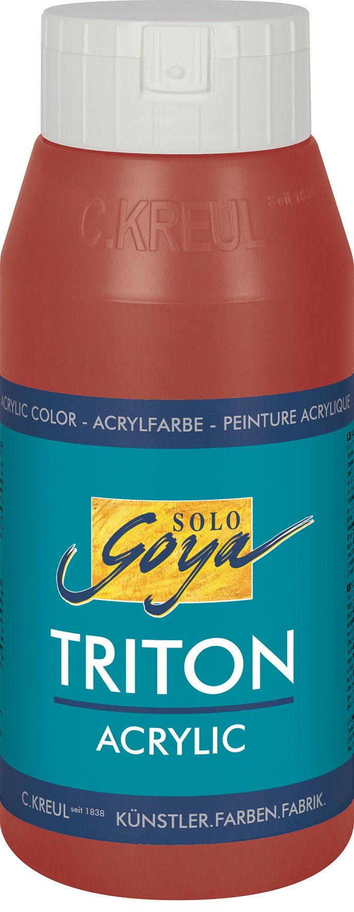 Kreul Acrylfarbe Solo Acrylic, Triton ml 750 Goya Oxydrot