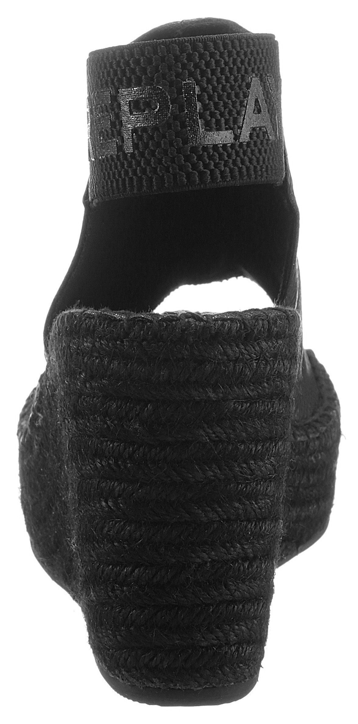 Replay Tyne Sandalette, Sommerschuh, Sandale, Keilabsatz, mit Glitzerlogo a günstig online kaufen