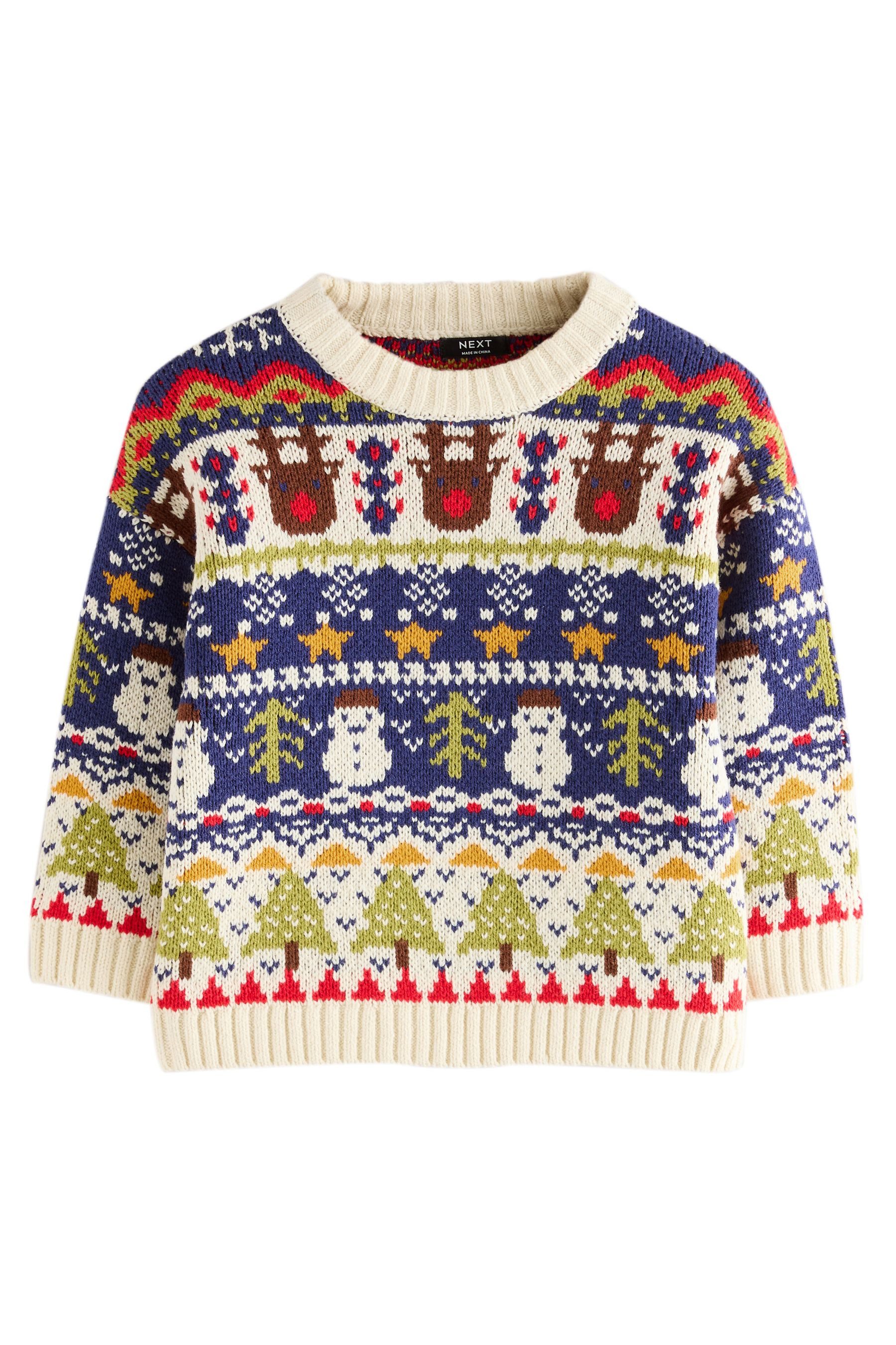 Next Weihnachtspullover Weihnachtlicher Strickpullover (1-tlg) günstig online kaufen