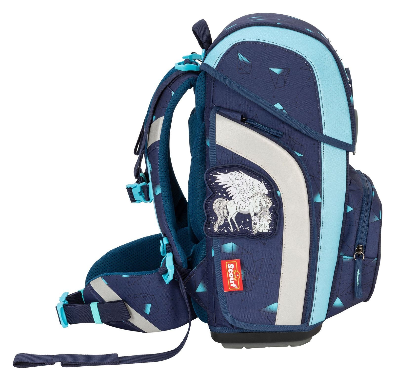 Scout Schulranzen Genius Set 4-teilig (Set, 4-tlg)