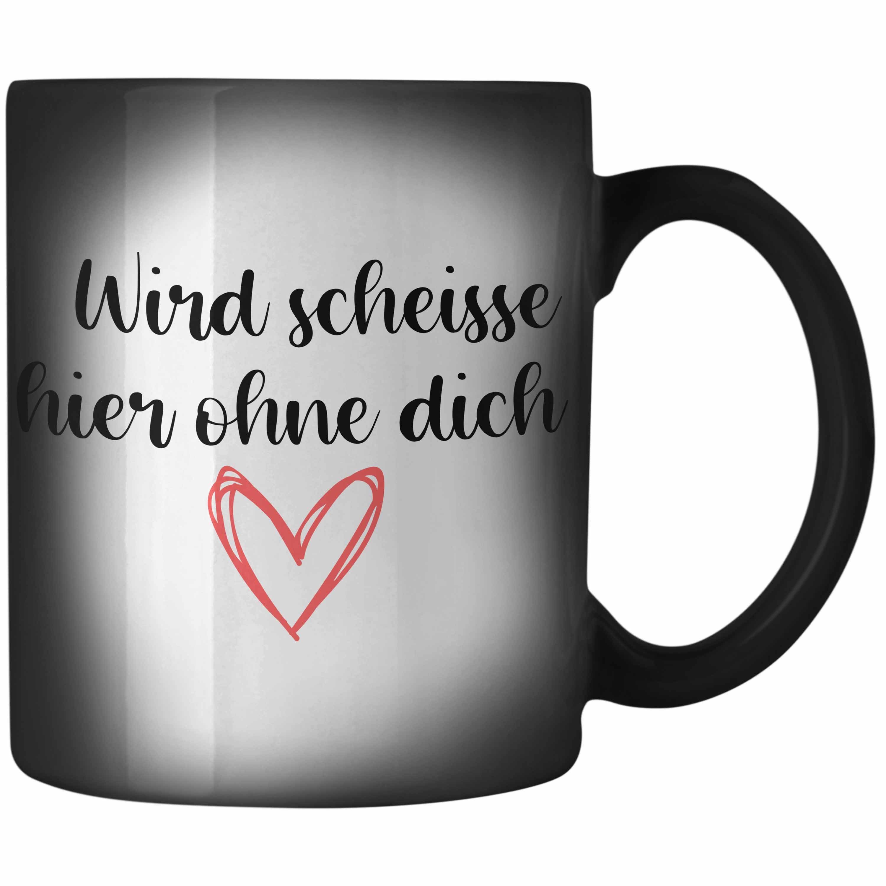 - Scheisse Trendation Jobwechsel Hier Lustig Sprüche Geschenk Kollege Farbwechsel Abschiedsgeschenk Trendation Dich, Trendation Wird Tasse Ohne - Zaubertasse Kollegin