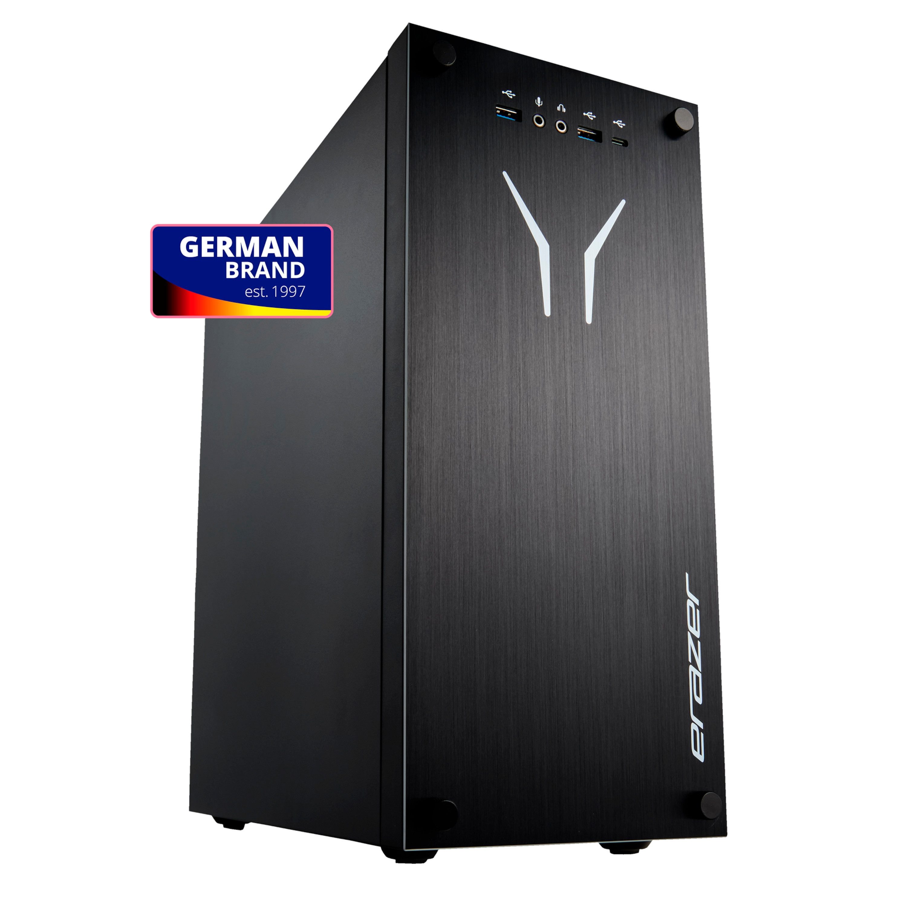 ERAZER Recon E30 Performance Gaming-PC (Intel Core Ultra 5 225, 16 GB RAM, 1000 GB SSD, Intel® Core™ Ultra 5 Prozessor, Windows 11 Home, 1 TB SSD, 16 GB RAM)