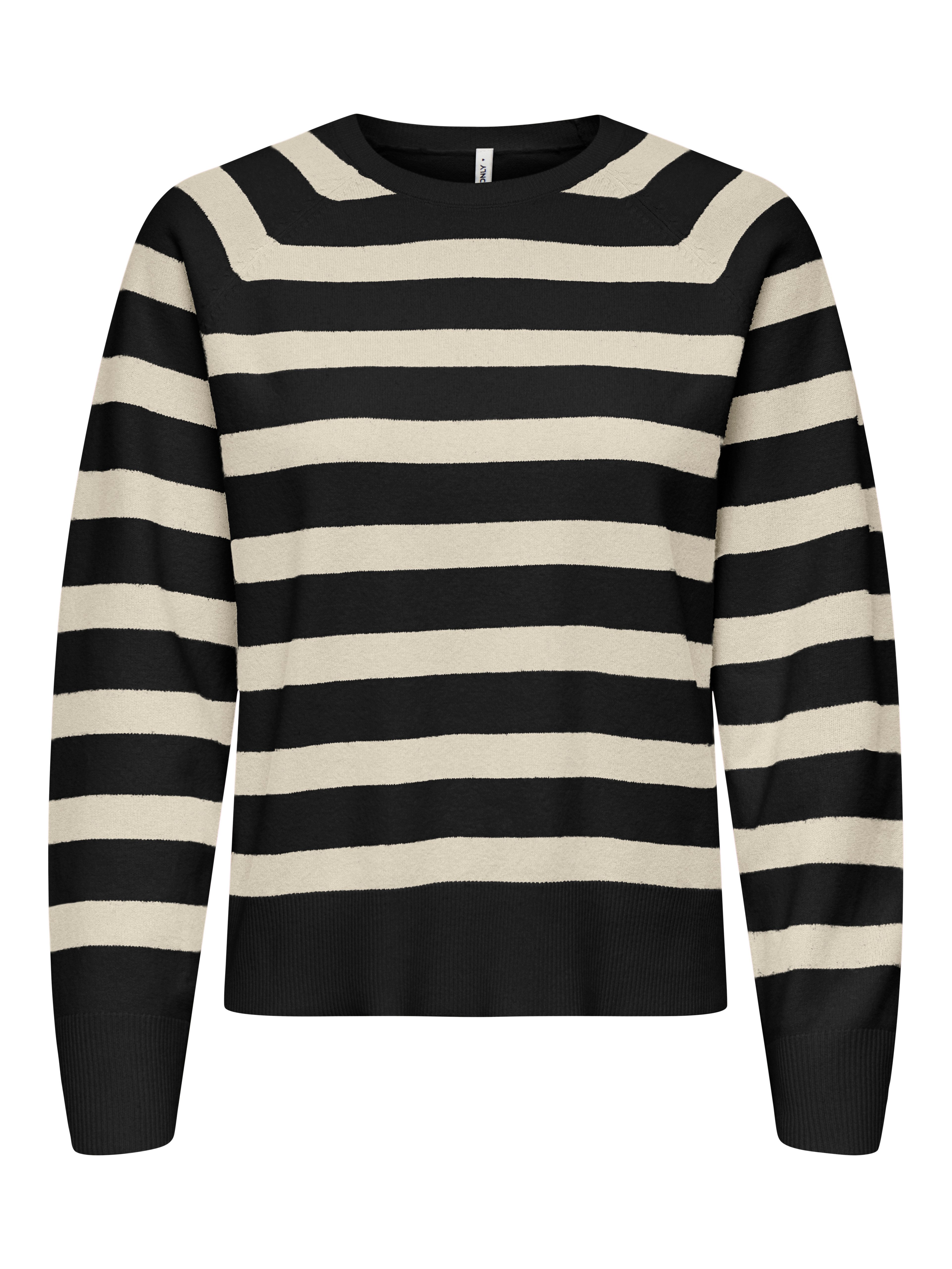 ONLY Rundhalspullover ONLAMA LIFE LS RAGLAN O-NECK CC KNT günstig online kaufen