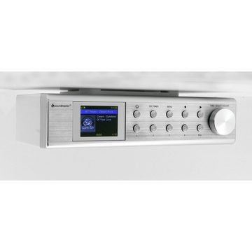 Soundmaster IR1500SI Küchenradio Internetradio Unterbauradio WLAN DAB+ Bluetooth Küchen-Radio (Internet, DAB+, UKW/FM, RDS Radio, 3 W, Internetradio, Netzwerk / DLNA kompatibel, Freisprechfunktion, DAB)