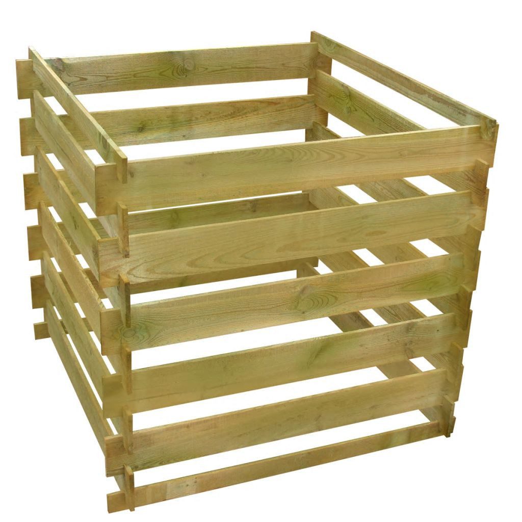 Komposter Gartenkomposter Ø100x100 cm Verzinkter Stahl