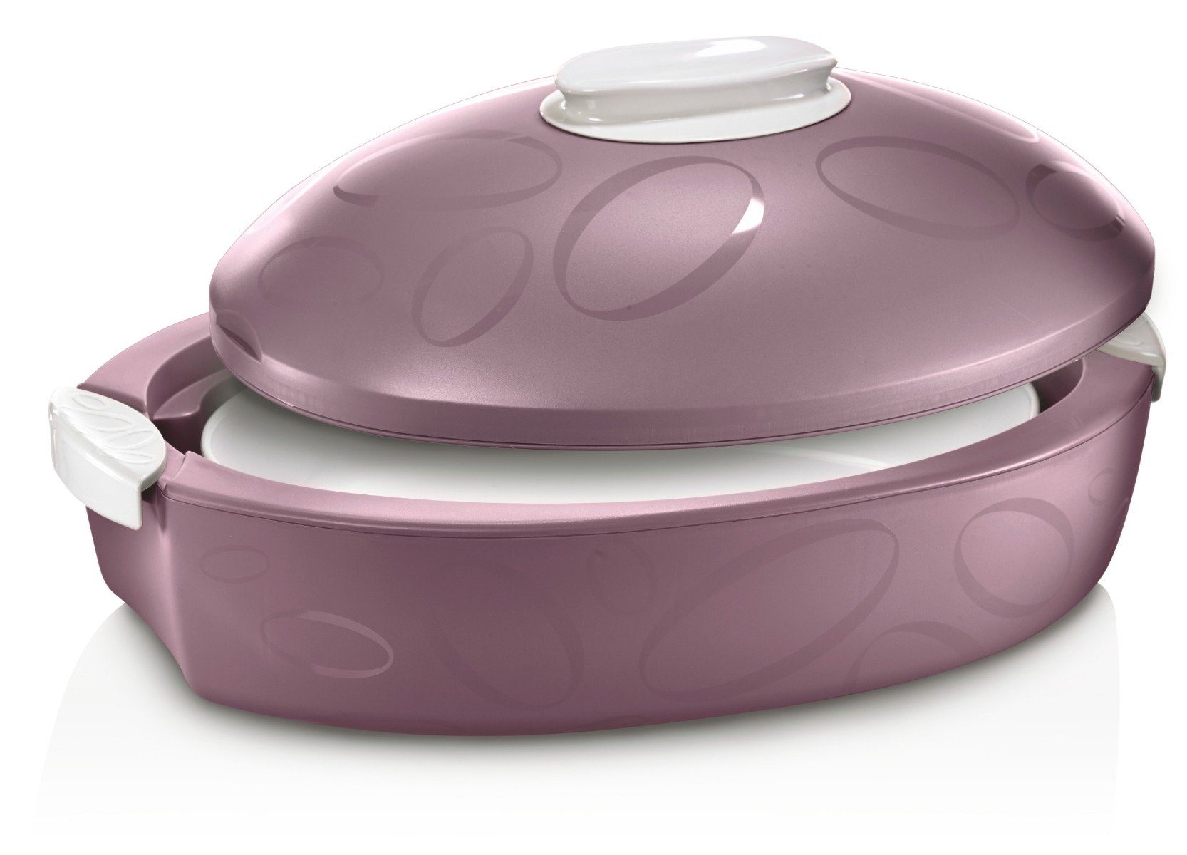 enjoy THE ITALIAN WAY OF LIVING Thermobehälter Thermobehälter Gourmet 3 Liter, (3 Liter), hochwertige Keramikschale