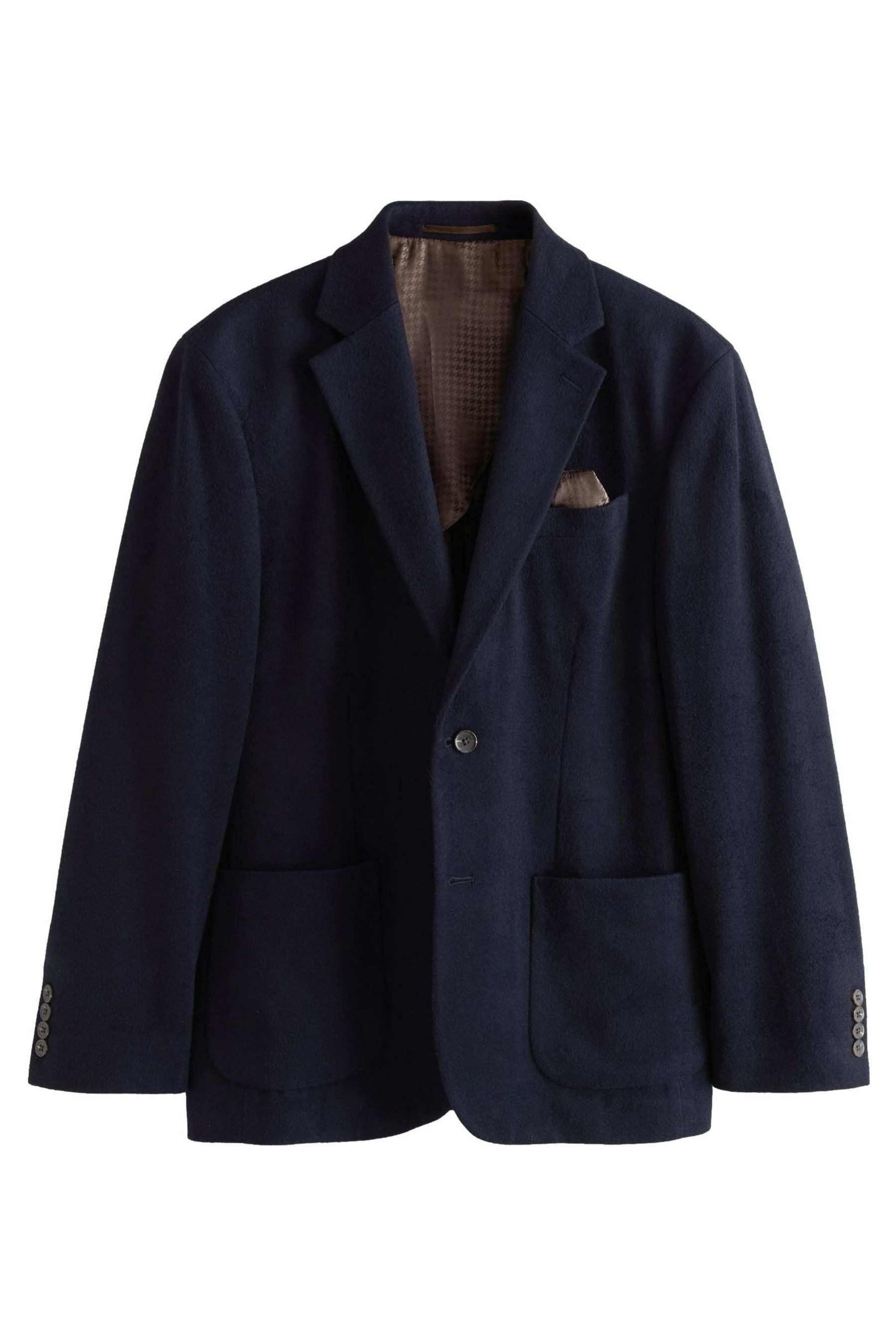 Jackenblazer Weiches Regular Fit Sakko und hohem Wollanteil