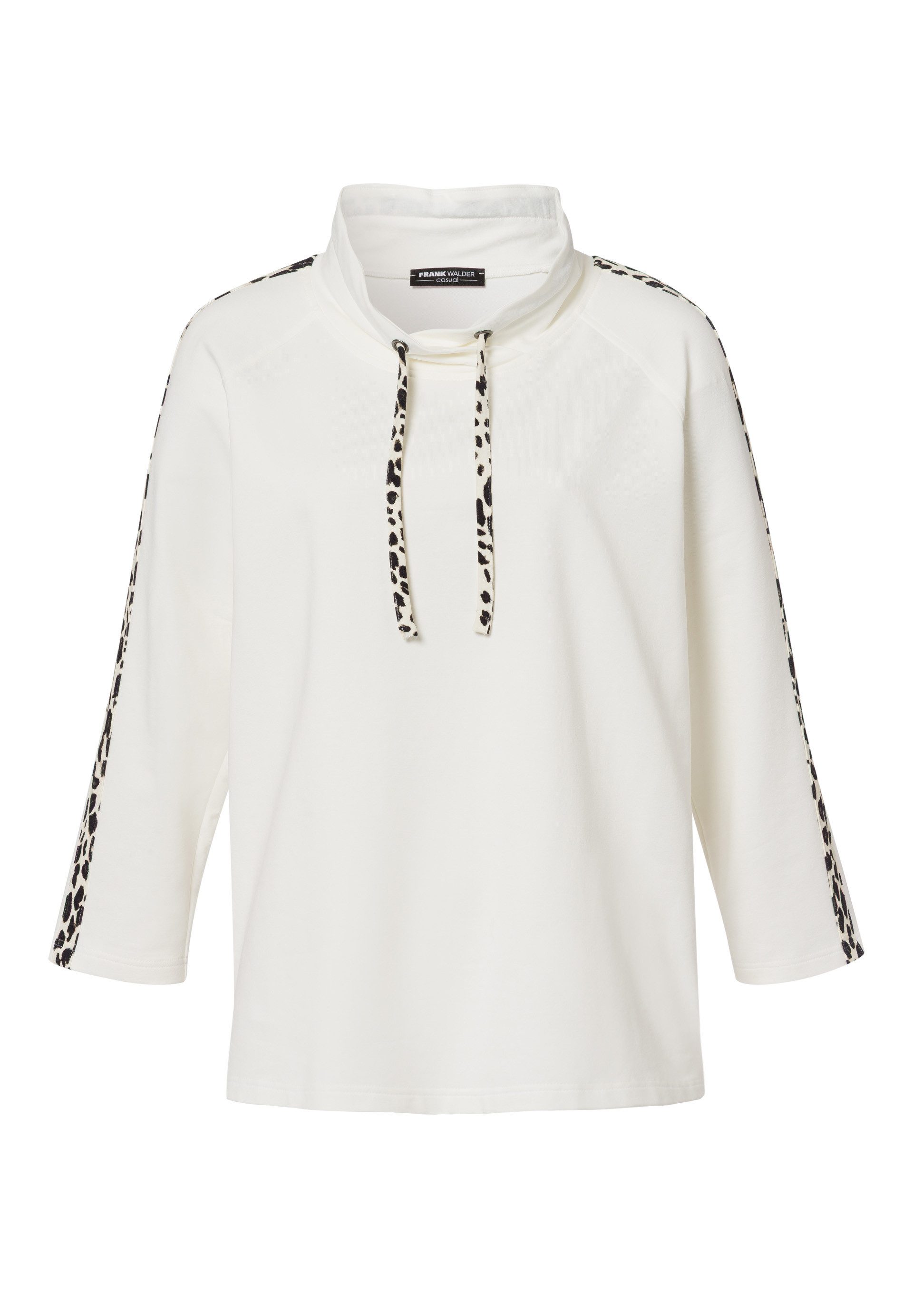 FRANK WALDER Langarmshirt mit Bändchen-Durchzug günstig online kaufen