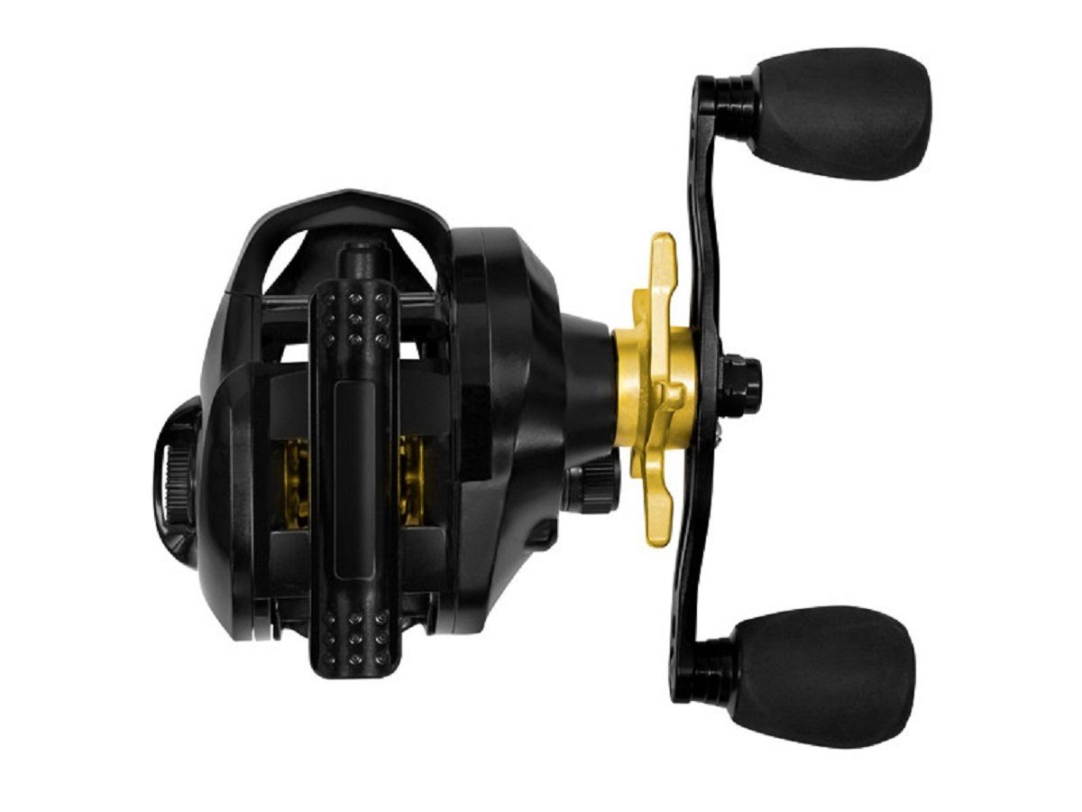 Delphin.sk Baitcastrolle ZANDERA 5+1BB Baitcasting Rolle Baitcaster Spinnrolle Linkshand), Magnetbremse ermöglicht lange Würfe und Verheddern der Schnur
