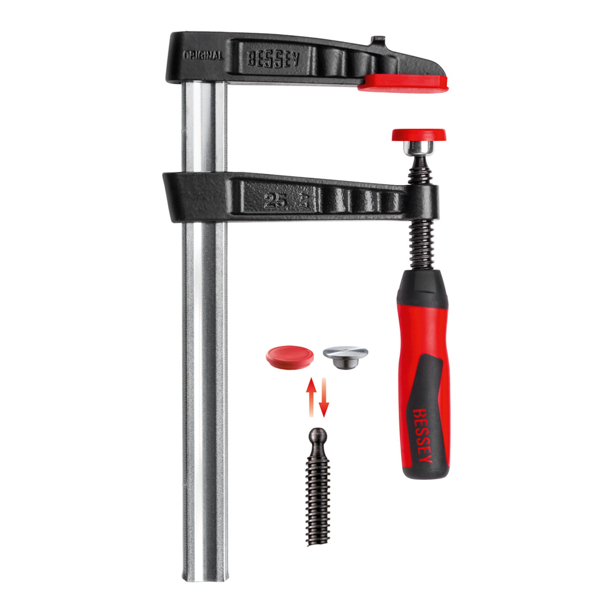 Bessey Zwinge Bessey Temperguss-Schraubzwinge TG-2K 800/175