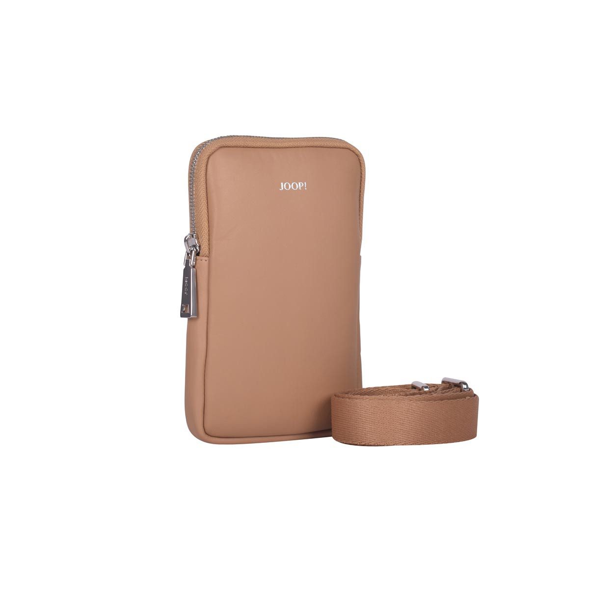JOOP! Schultertasche 4140006481 Sofisticato 1.0 Bianca Phonecase Lvz cappuccino (ein Stück, 1-tlg., ca. B/H/T 17,5/11/3 cm), Innenfach