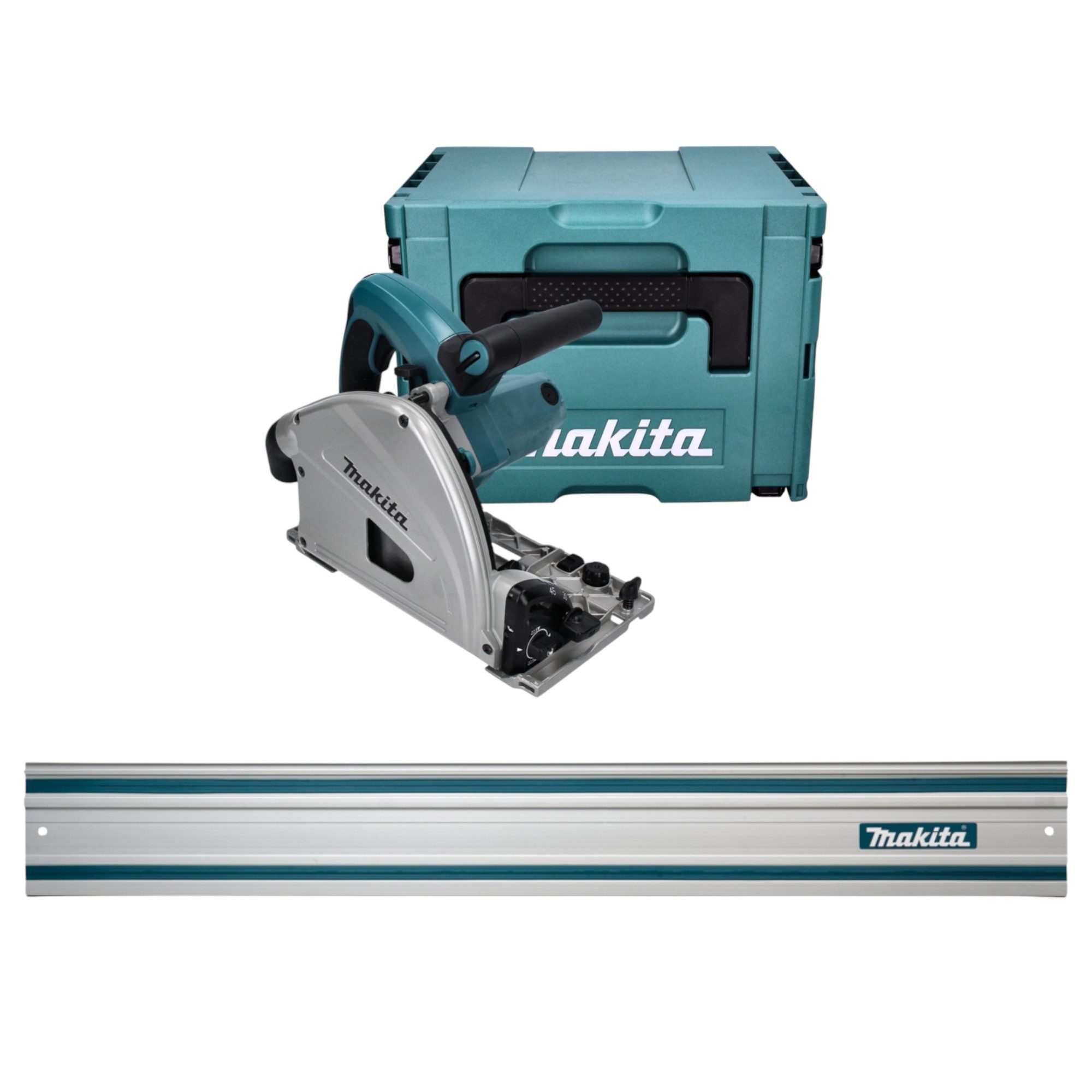 Makita Tauchsäge SP 6000 J 1300 Watt 165 x 20 mm + Führungsschiene 1500 mm günstig online kaufen
