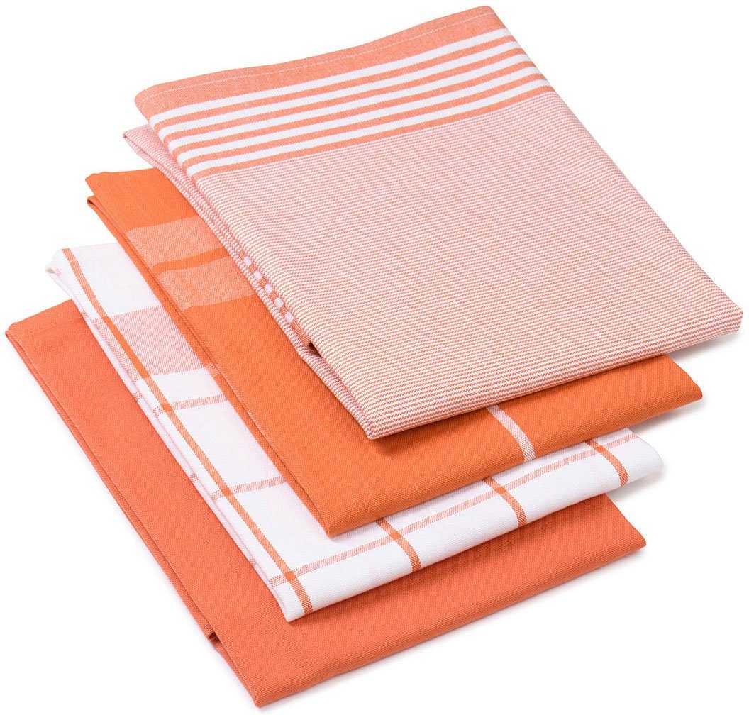 Gözze Geschirrtuch Geschirrtücher, Des. 60057, (Set, 4-tlg), kariert, gestr günstig online kaufen