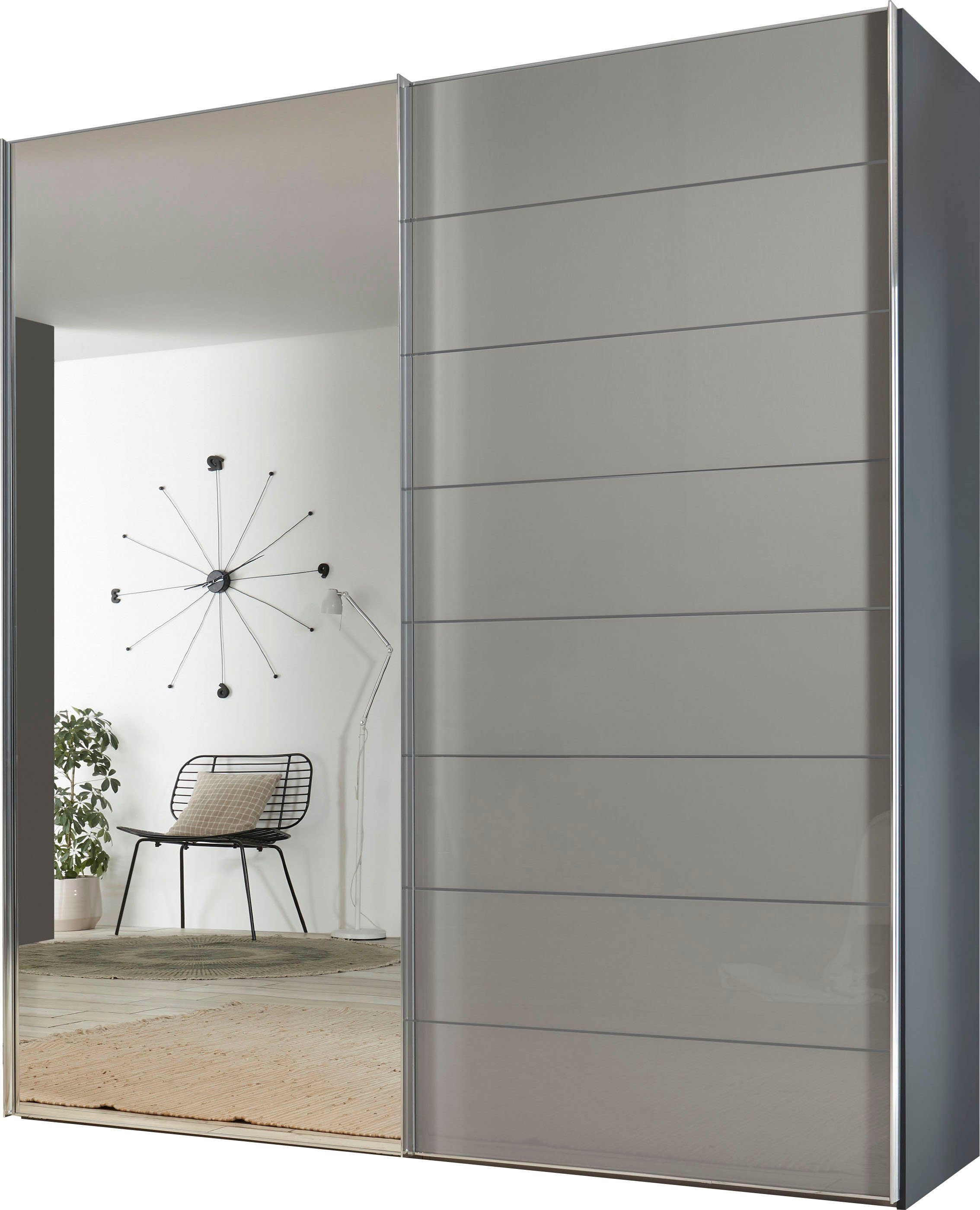 STAUD Schwebetürenschrank Sonate Como mit Spiegel, Made in Germany Mit vier verschiedenen Ausstattungsvarianten