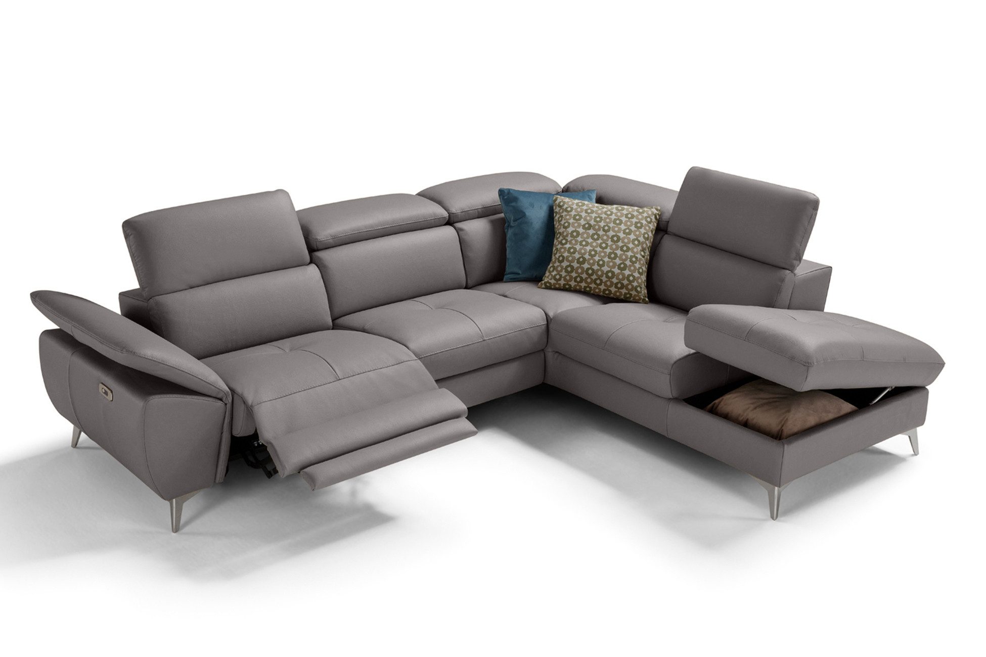 moebeloutlet.de Ecksofa Zürich Ledersofa, mit Relaxfunktion günstig online kaufen
