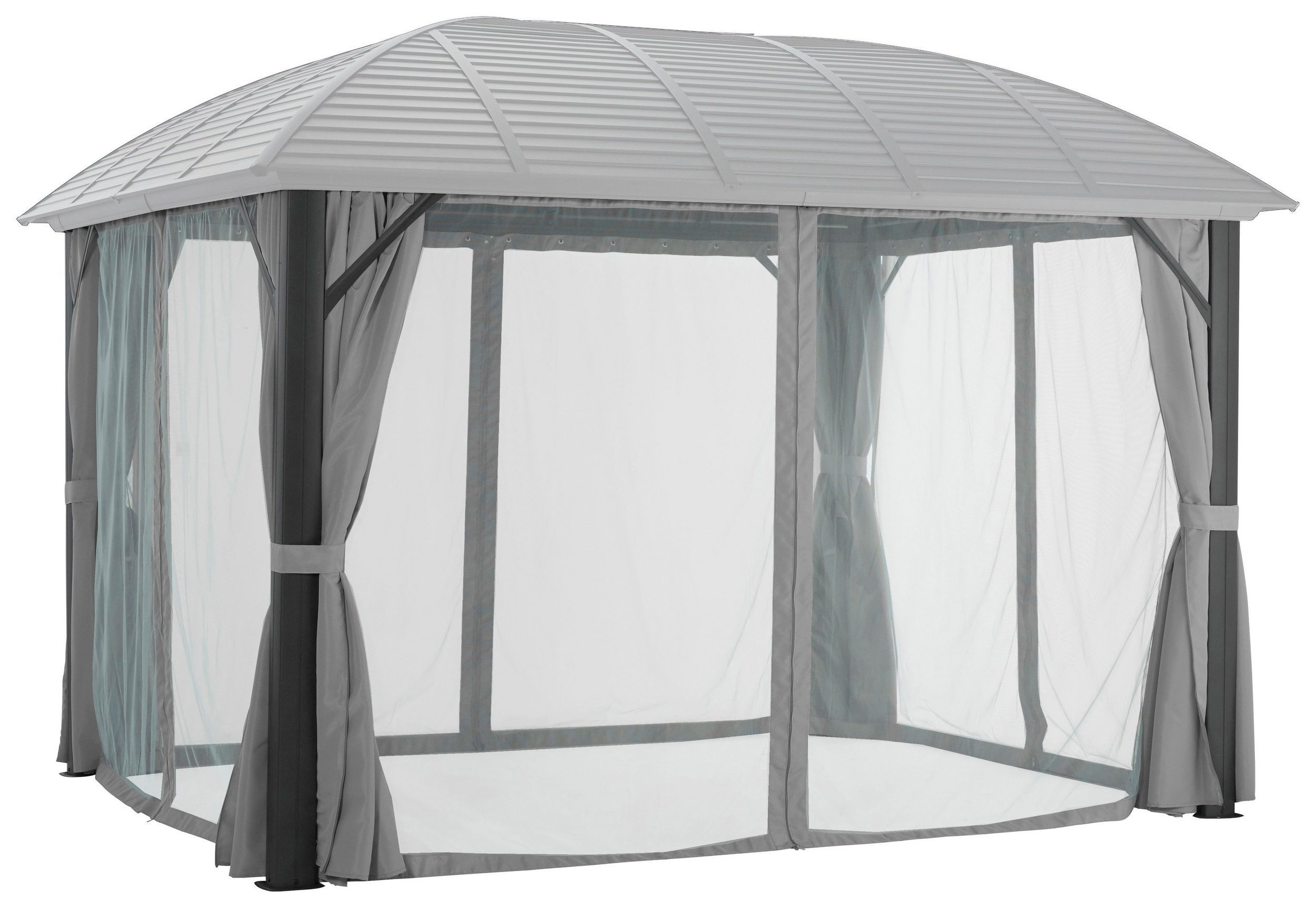 KONIFERA Pavillonseitenteil Insektenschutznetz Juno, 365x196 cm, passend für Pavillon Juno 365x300 cm