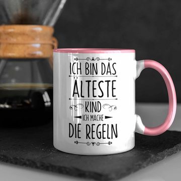 Trendation Tasse Ich Bin Das Älteste Kind Tasse Geschenk Große Schwester Geschwister B