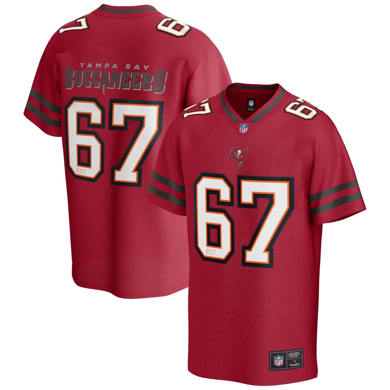 Herren T-Shirt Fanatics NFL red (1-tlg) Fanatics Bay Shirt Tampa Buccaneers T-Shirt