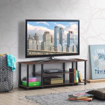 KOMFOTTEU TV-Schrank Fernsehregal für Fernseher bis 50 Zoll