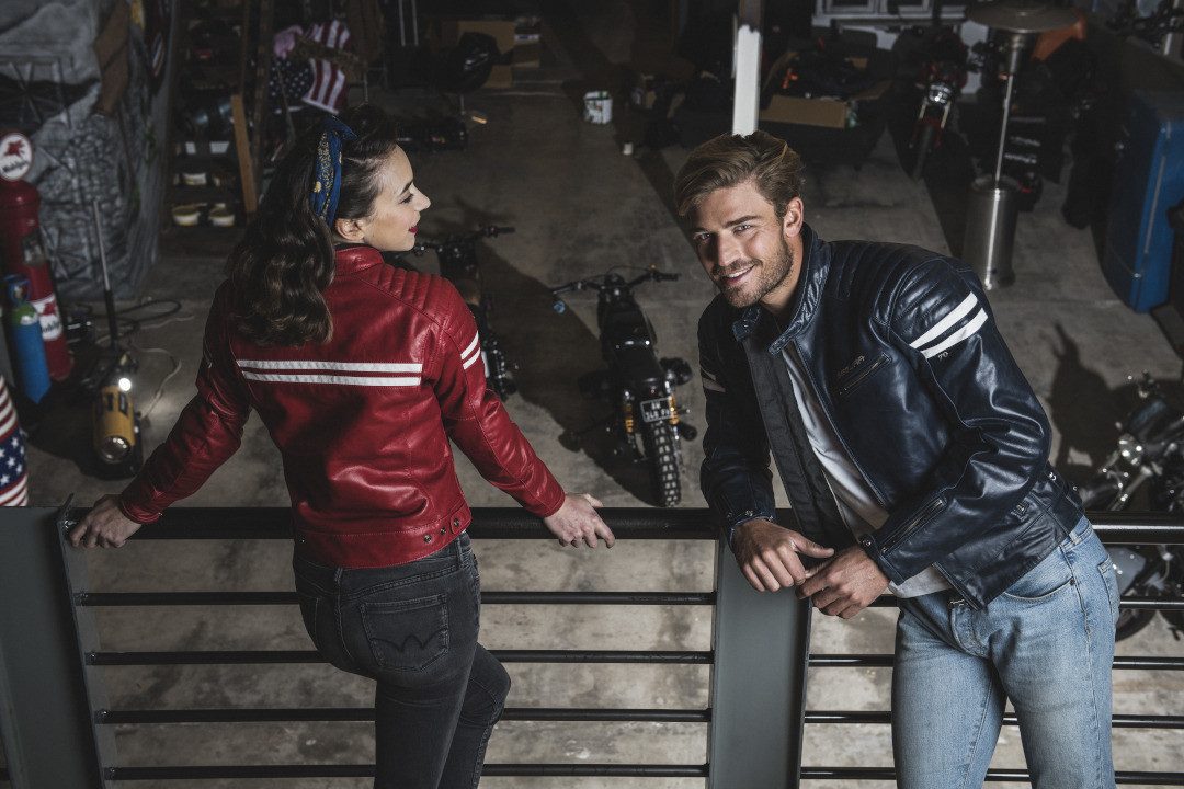 Segura Motorradjacke Funky Motorrad Lederjacke