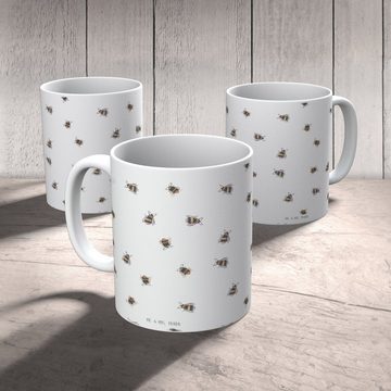 Mr. & Mrs. Panda Tasse Hummel flauschig - Weiß - Geschenk, Tasse, Keramiktasse, Becher, Tier, Keramik