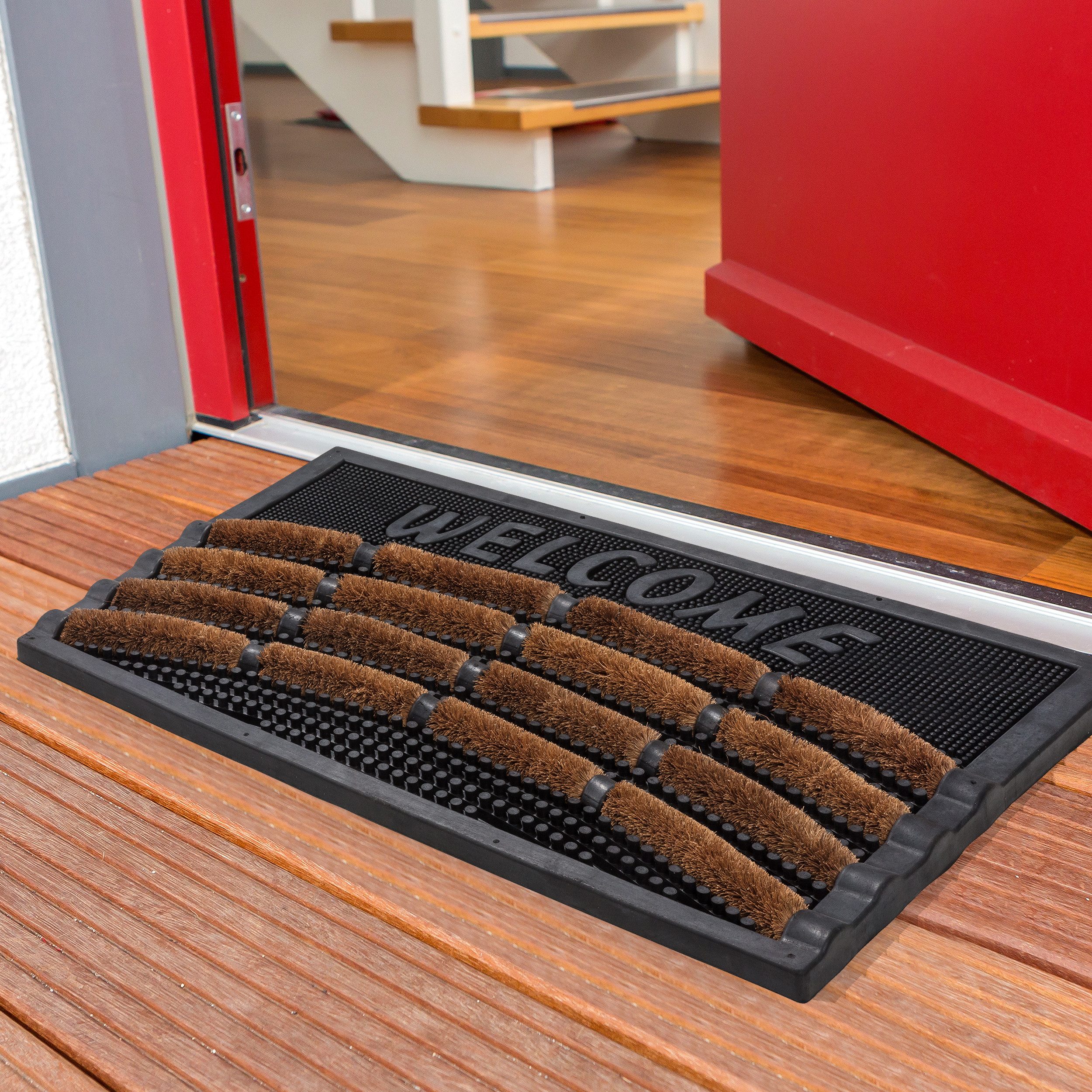 ASTRA Fußmatte Rimini, rechteckig, Höhe: 30 mm, Schmutzfangmatte, In- und Outdoor geeignet, 40x60 cm