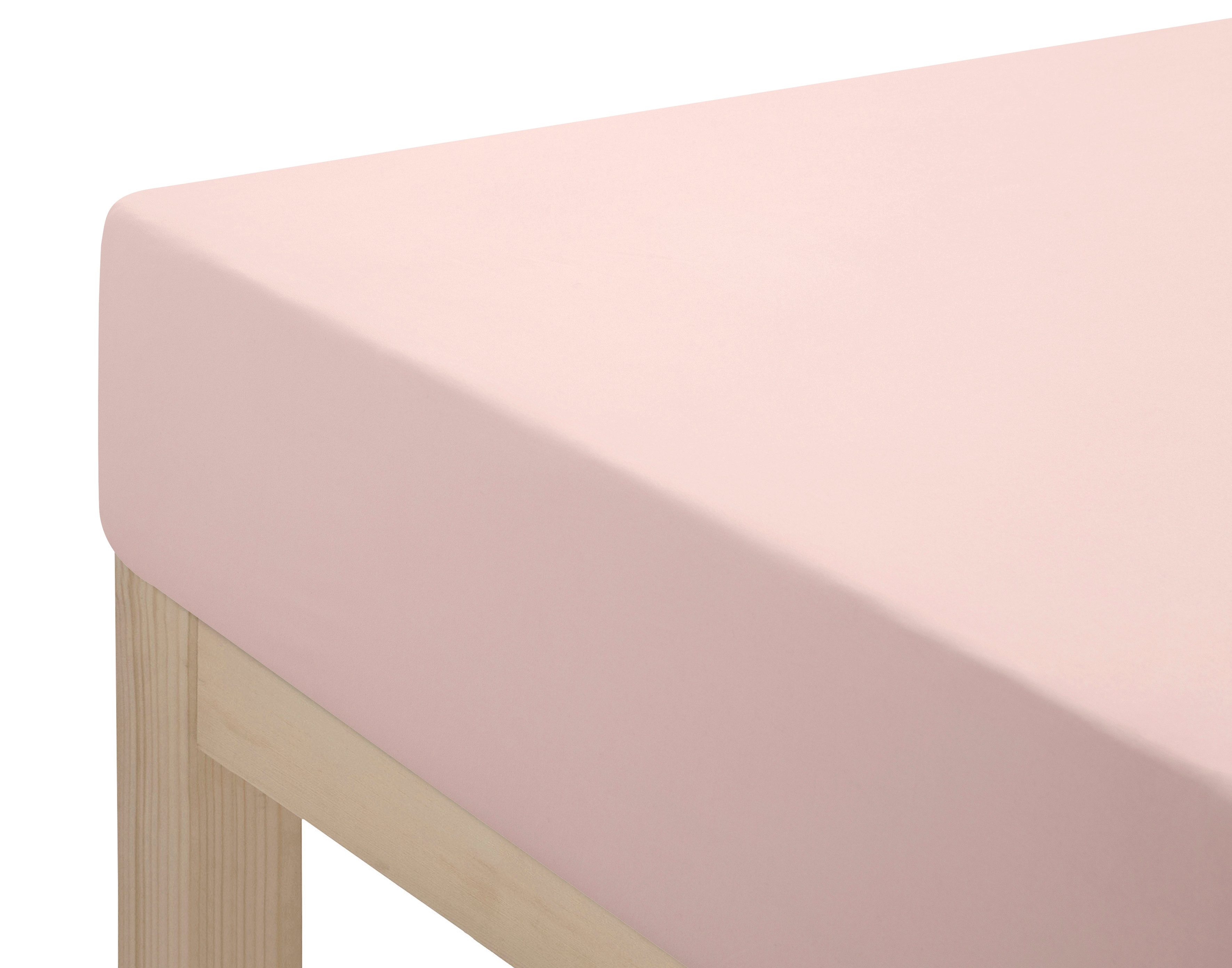 my home Bettlaken Desner, Microfaser, Gummizug: rundum, (2 Stück), Mikrofaser, für Matratzen bis 20cm Höhe, 100% Polyester, Bettlaken