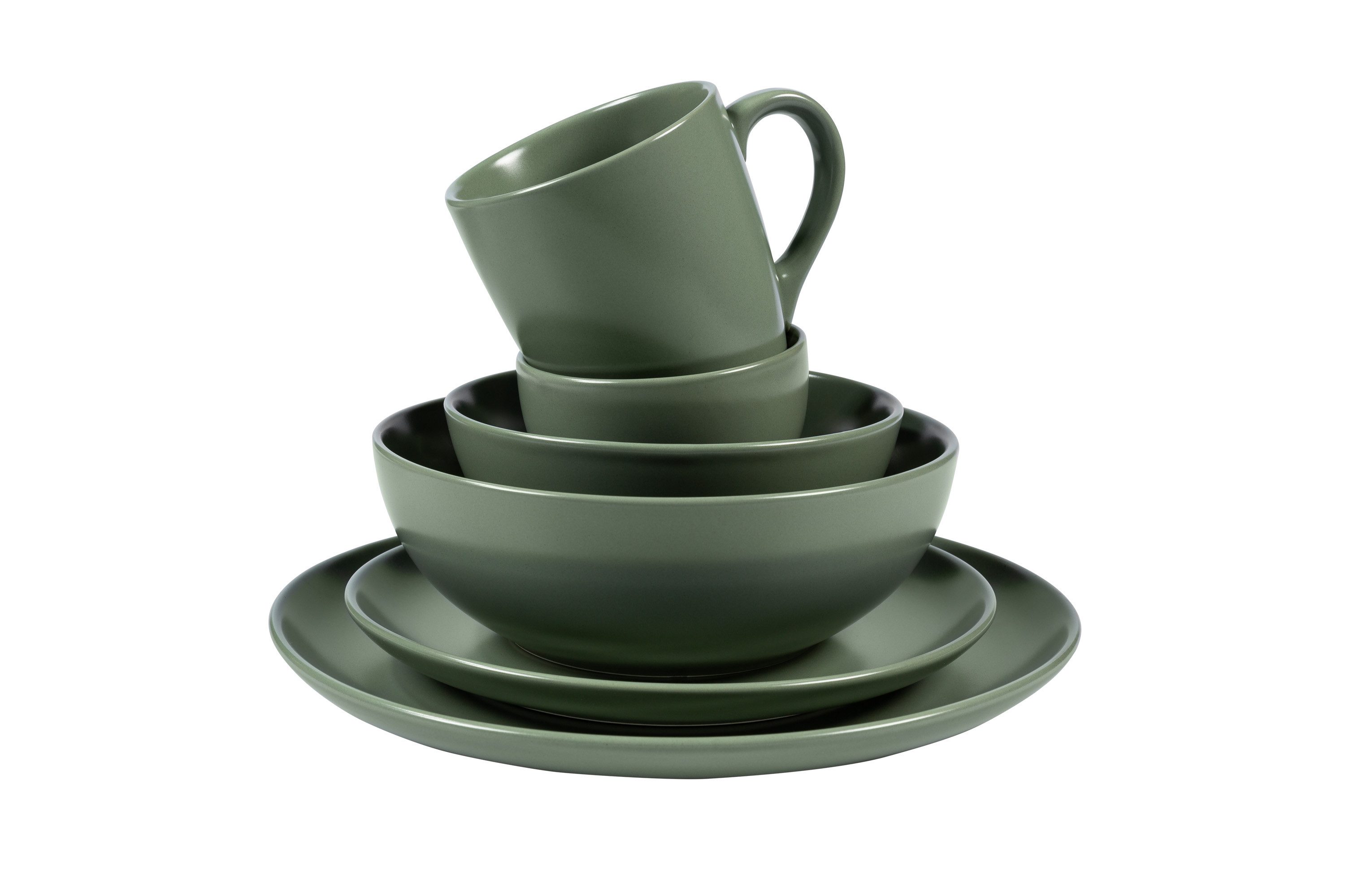 Sallys Geschirr-Set - Silky Glaze, 12 Teilig, Hochwertiges Porzellan