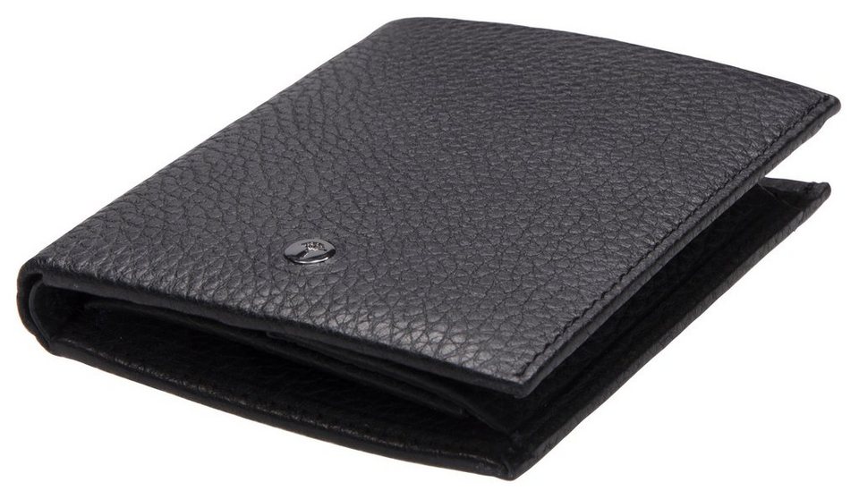 Joop! Geldbörse cardona daphnis billfold v6, mit Beschlägen aus anthrazitfarbenem  Metall, Unifarbenes Innenfutter aus Polyester