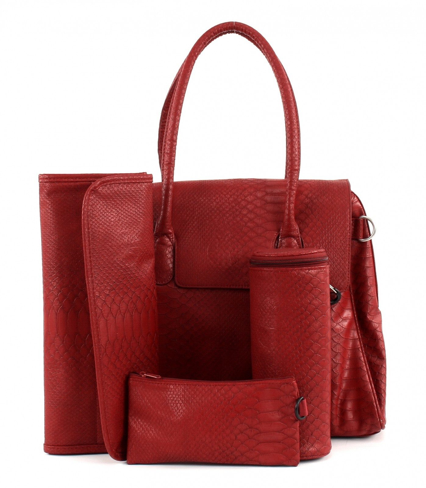 LÄSSIG Wickeltasche Brief Bag Snake (Set, 4-tlg)