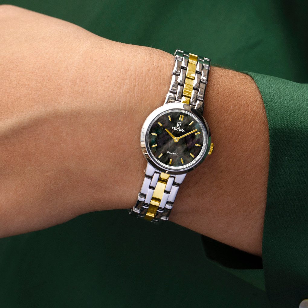 Festina Quarzuhr Mademoiselle F20747_4, Armbanduhr, Damenuhr, Edelstahlarmband, analog