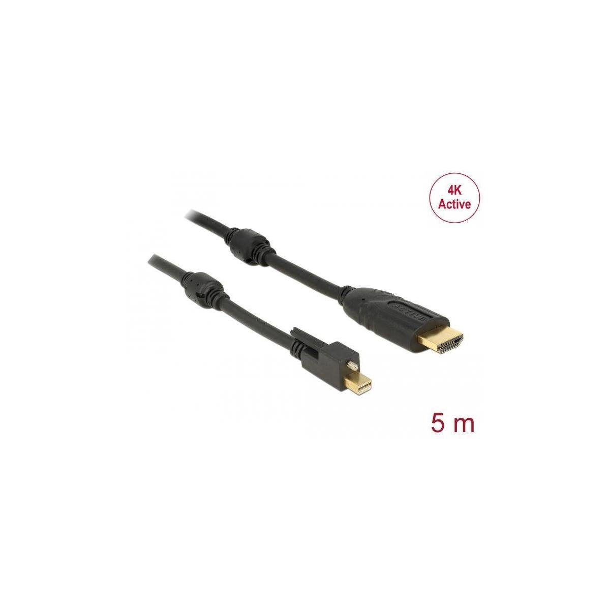 Delock Kabel mini HDMI HDMI-A, cm) 1.2 Schraube mit Computer-Kabel, HDMI... (500,00 DisplayPort Stecker >