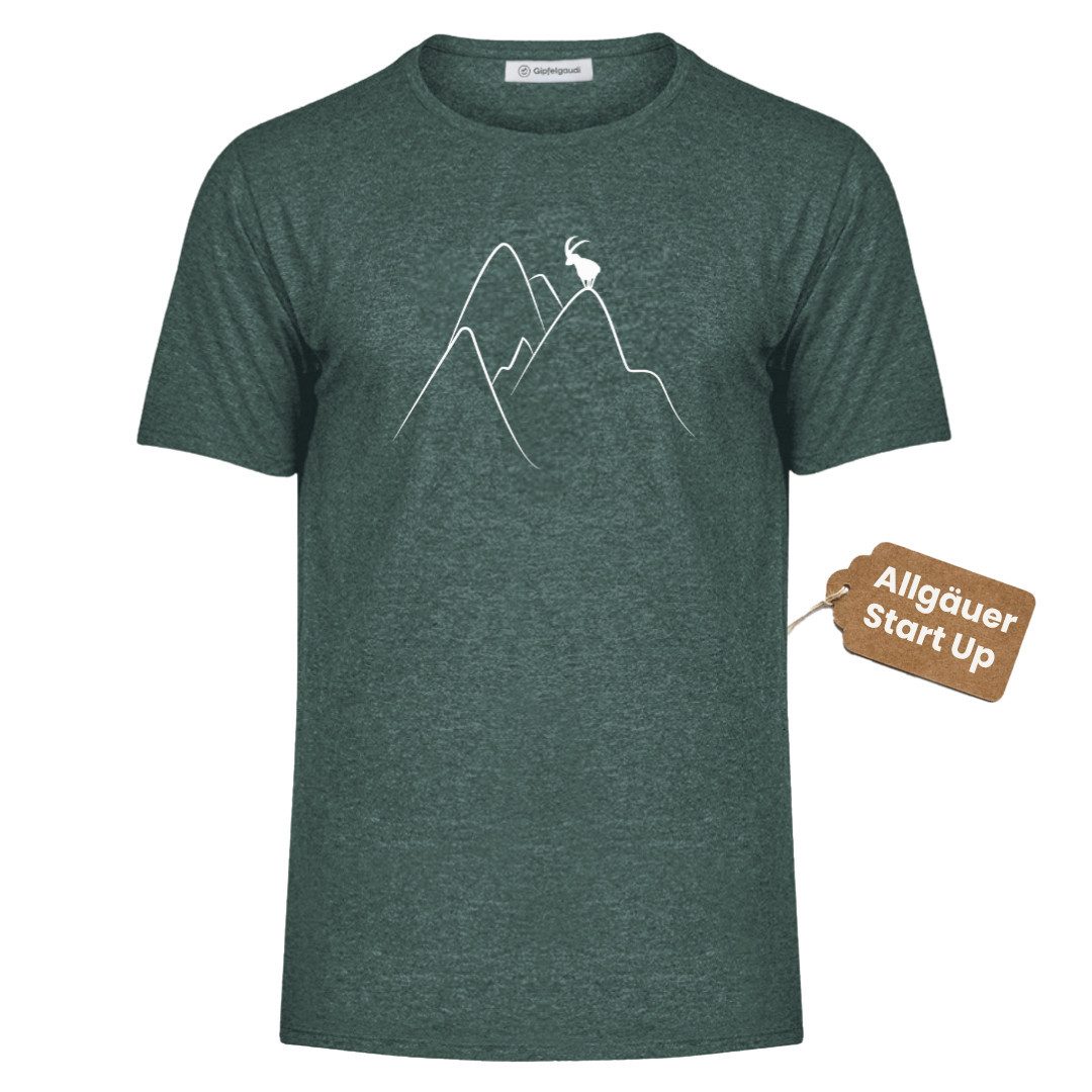 Gipfelgaudi Funktionsshirt Bergsehnsucht Funktionsshirt Männer