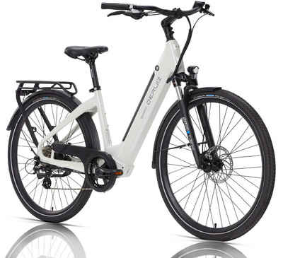 DERUIZ E-Bike Deruiz 28 Zoll Elektrofahrrad für Damen, 644 wh Trekking Maximal 120km, 8 Gang SHIMANO SHIMANO ALTUS 11-32T Schaltwerk, Kettenschaltung, Heckmotor 250,00 W, 644Wh Batterien mit großer Kapazität
