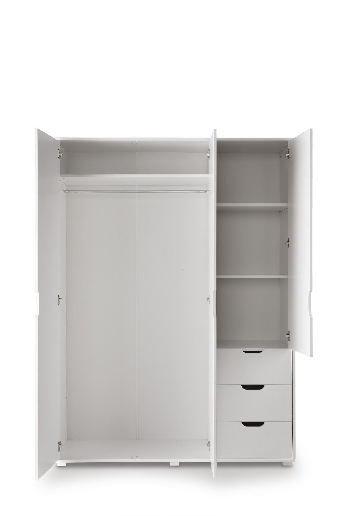Wohnglücklich Kinderkleiderschrank Fantasycolor
