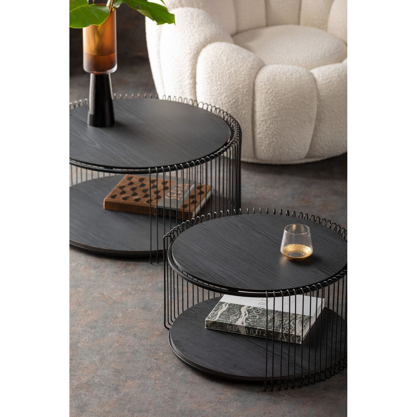 Kare Design Couchtisch Wire Double (2er günstig online kaufen