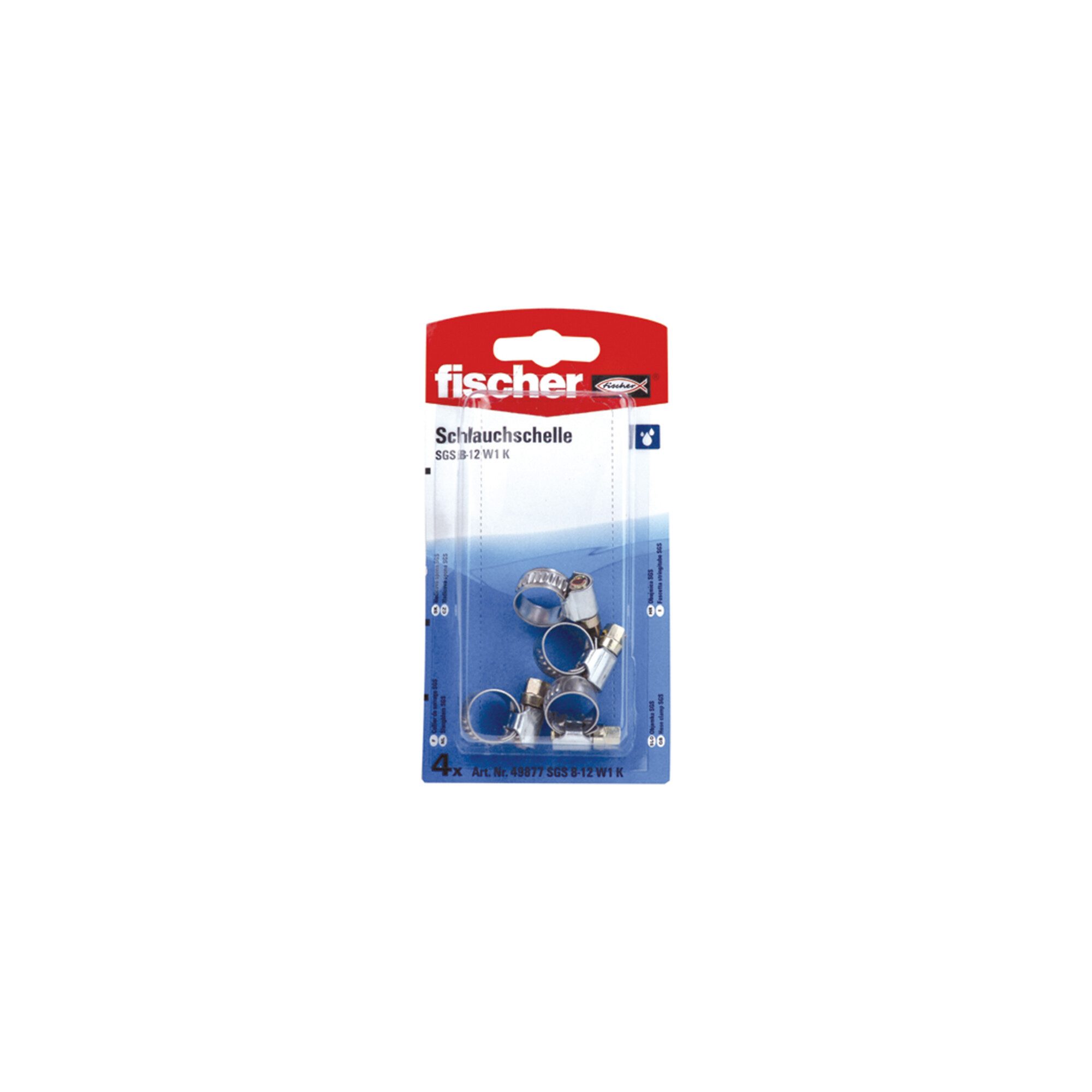 fischer Schlauch fischer Schlauchschelle SGS 8 - 12 W1 K SB-SaMo 5 Stk