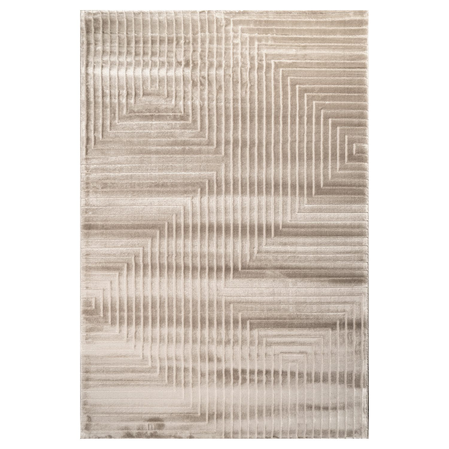 Carpetilla Teppich Teppich Elegance 9500, Rechteckig, Plegeleicht 3d muster günstig online kaufen