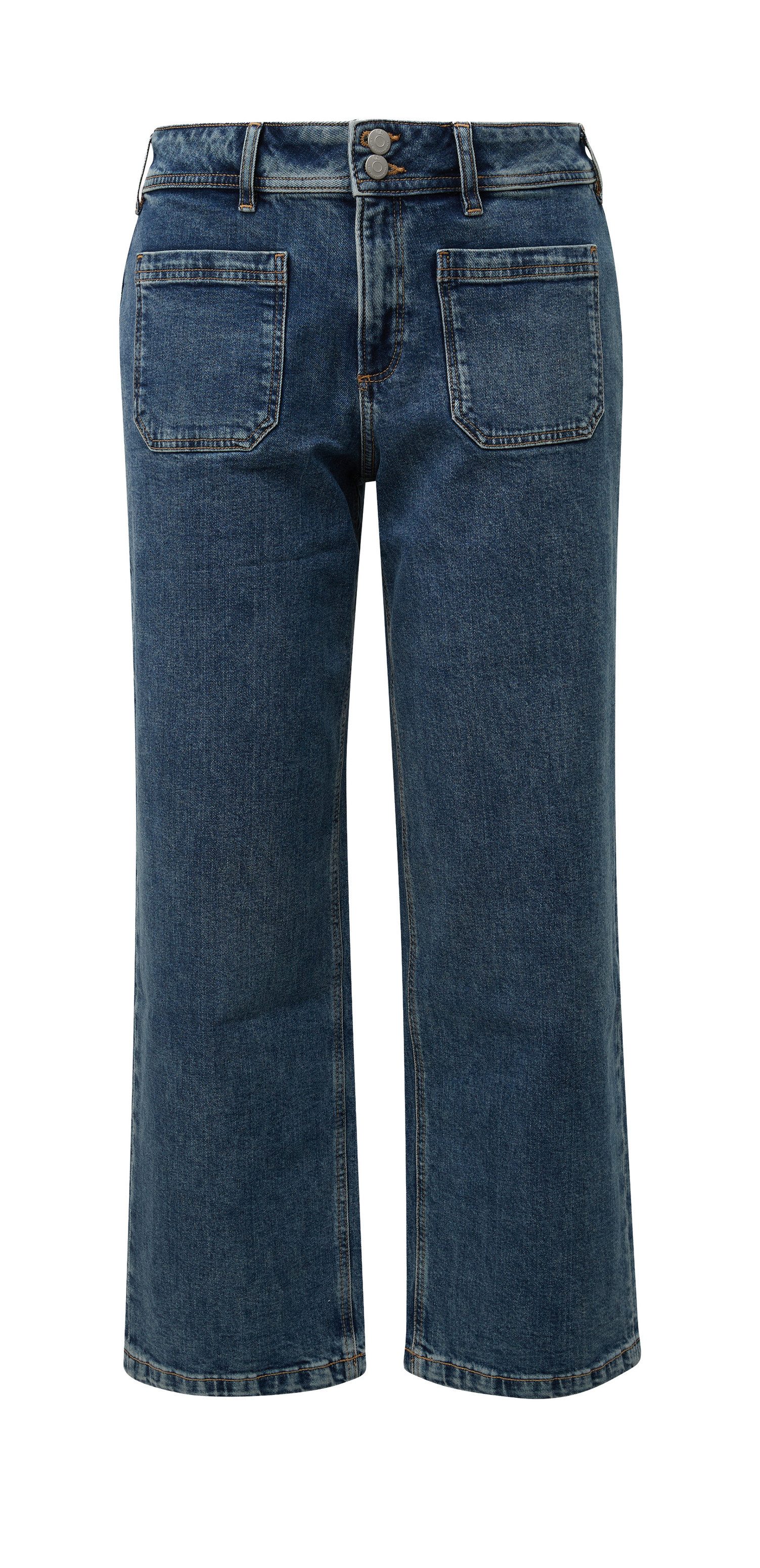 QS Weite Jeans Jeans-Hose Jeans Wide / Mid Rise / Wide Leg – Bild 2 von 5