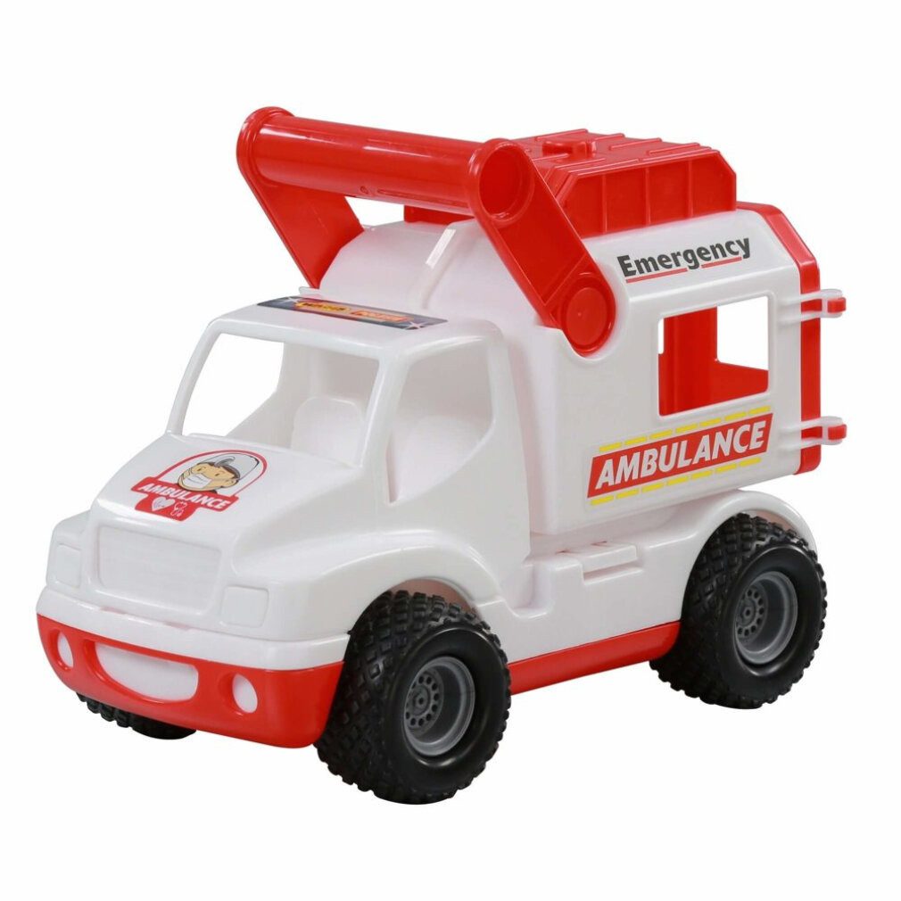 WADER QUALITY TOYS Spielzeug-Boot Auto ConsTruck Krankenwagen White Polesie 41913